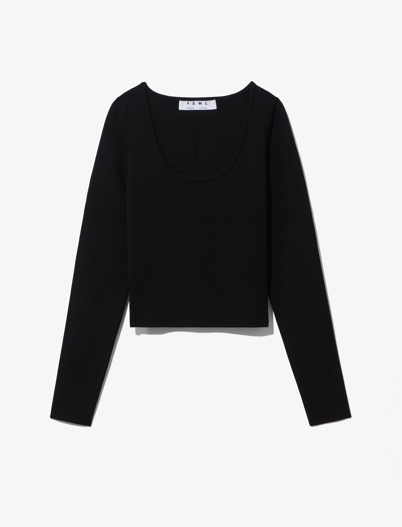 Compact Knit Scoop Neck Top #5