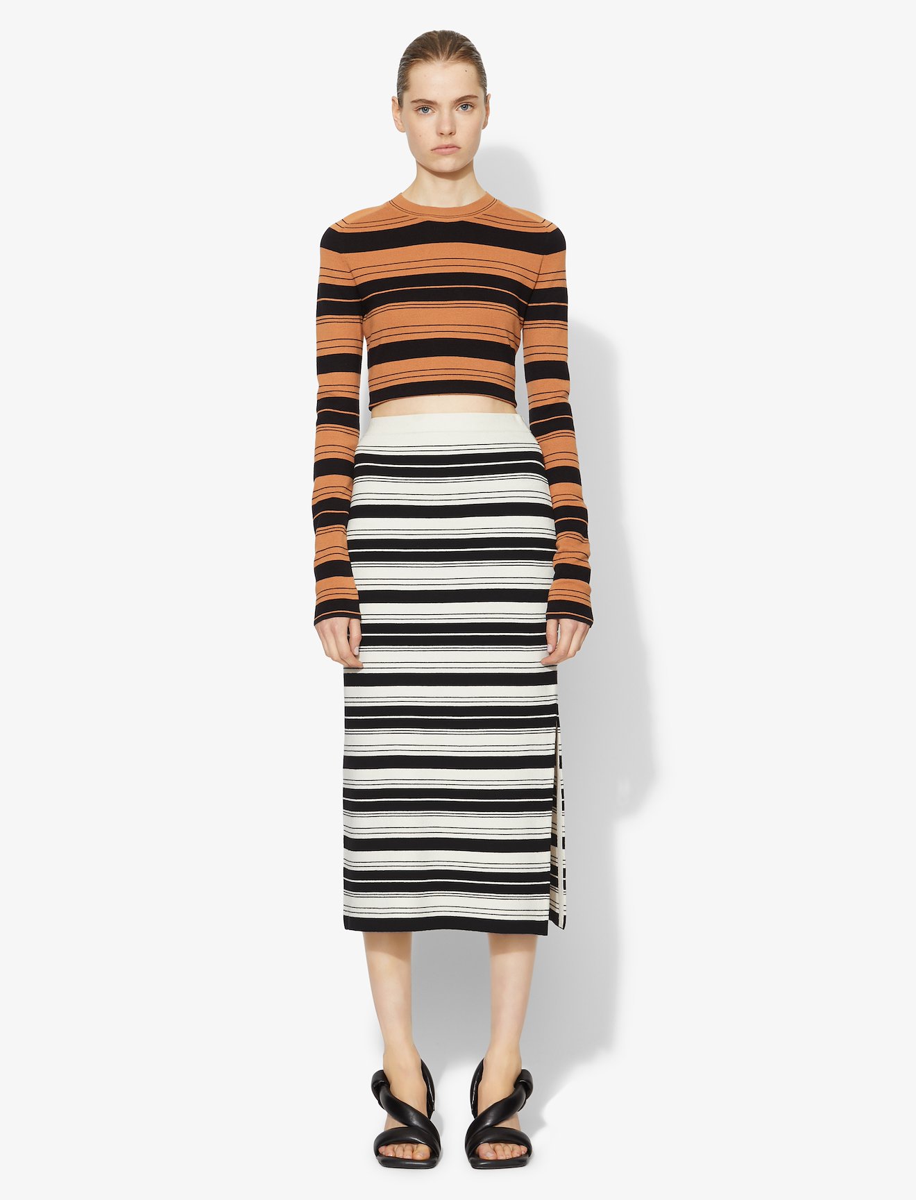 Compact Stripe Skirt #1