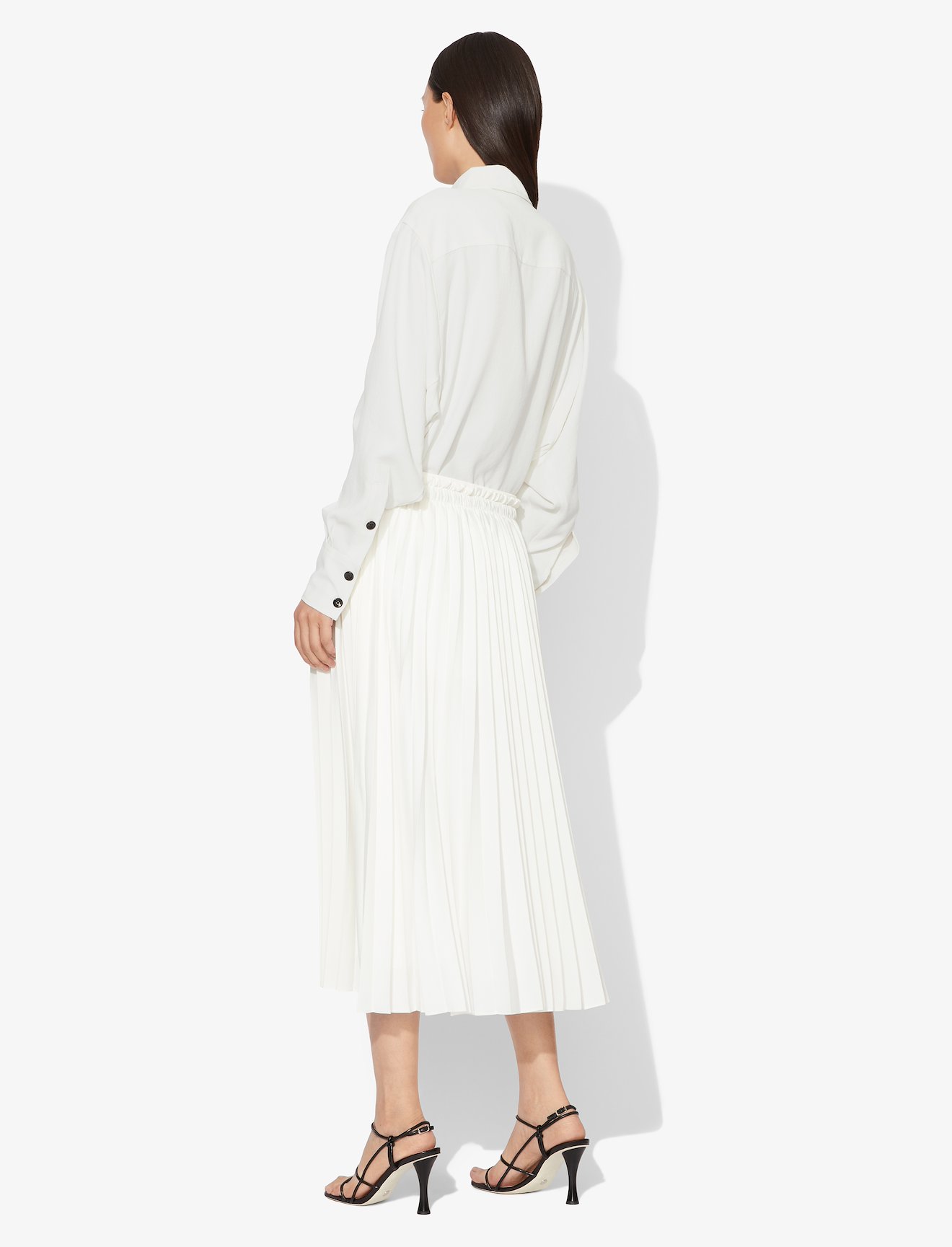 Contrast Button Long Sleeve Shirt #2