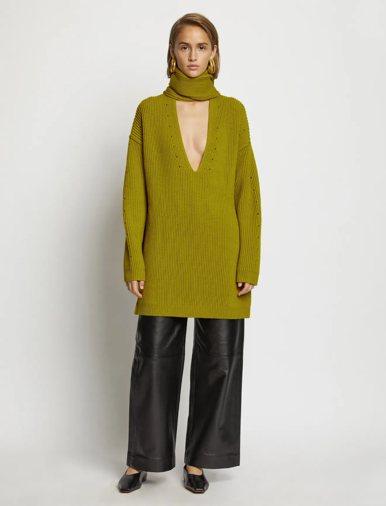 convertible scarf sweater