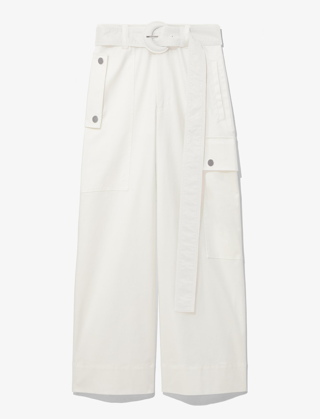 Cotton Belted Cargo Pants #4