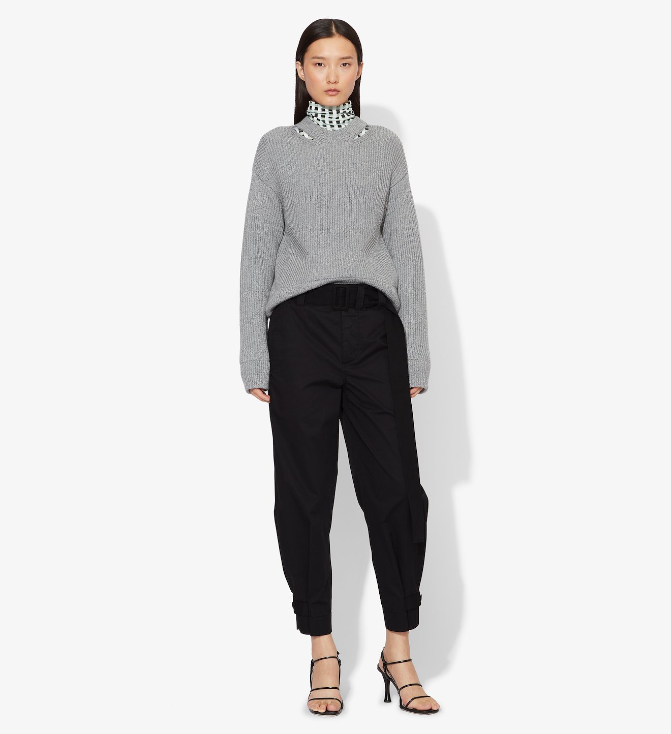 Cotton Belted Pants