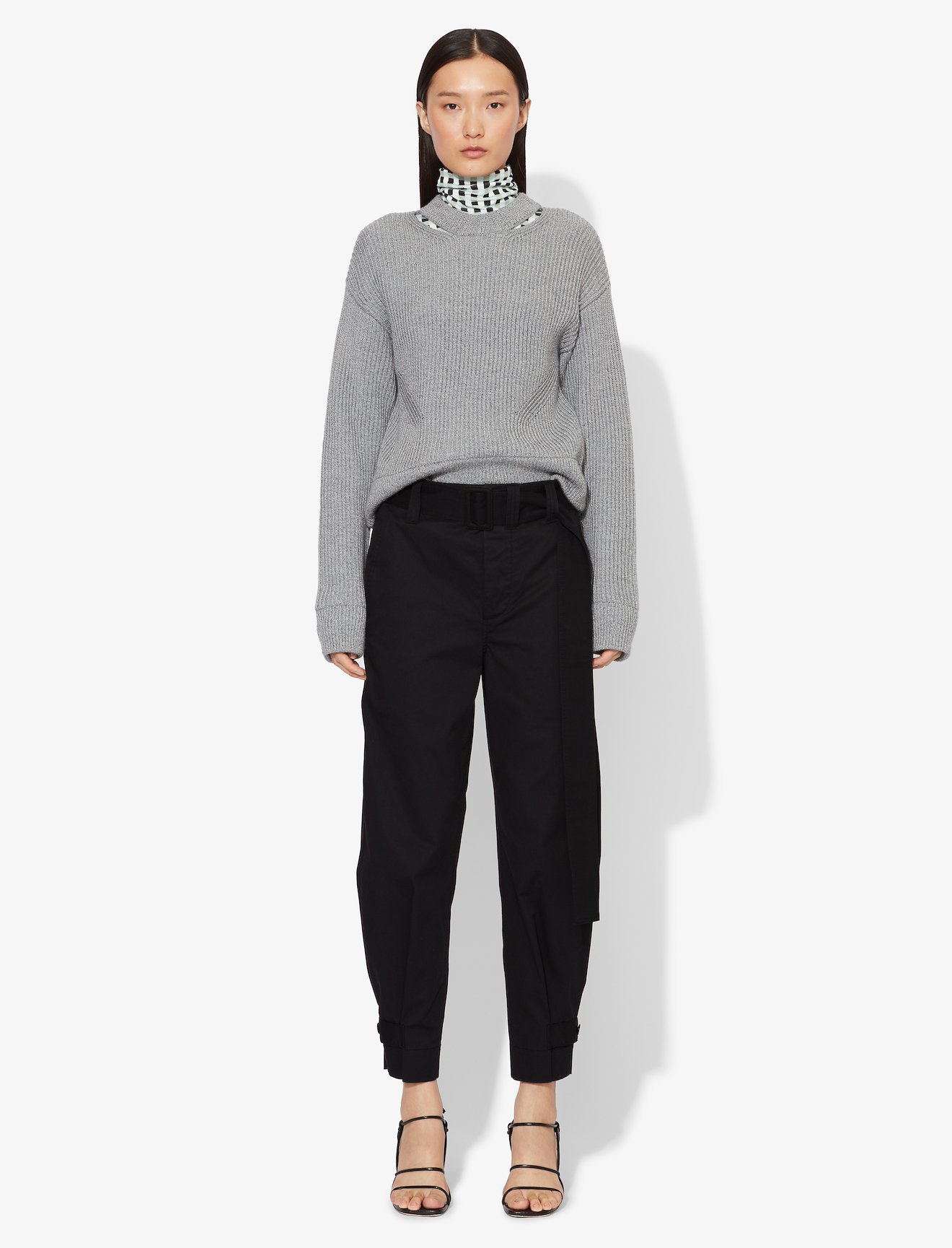 Cotton Belted Pants #1
