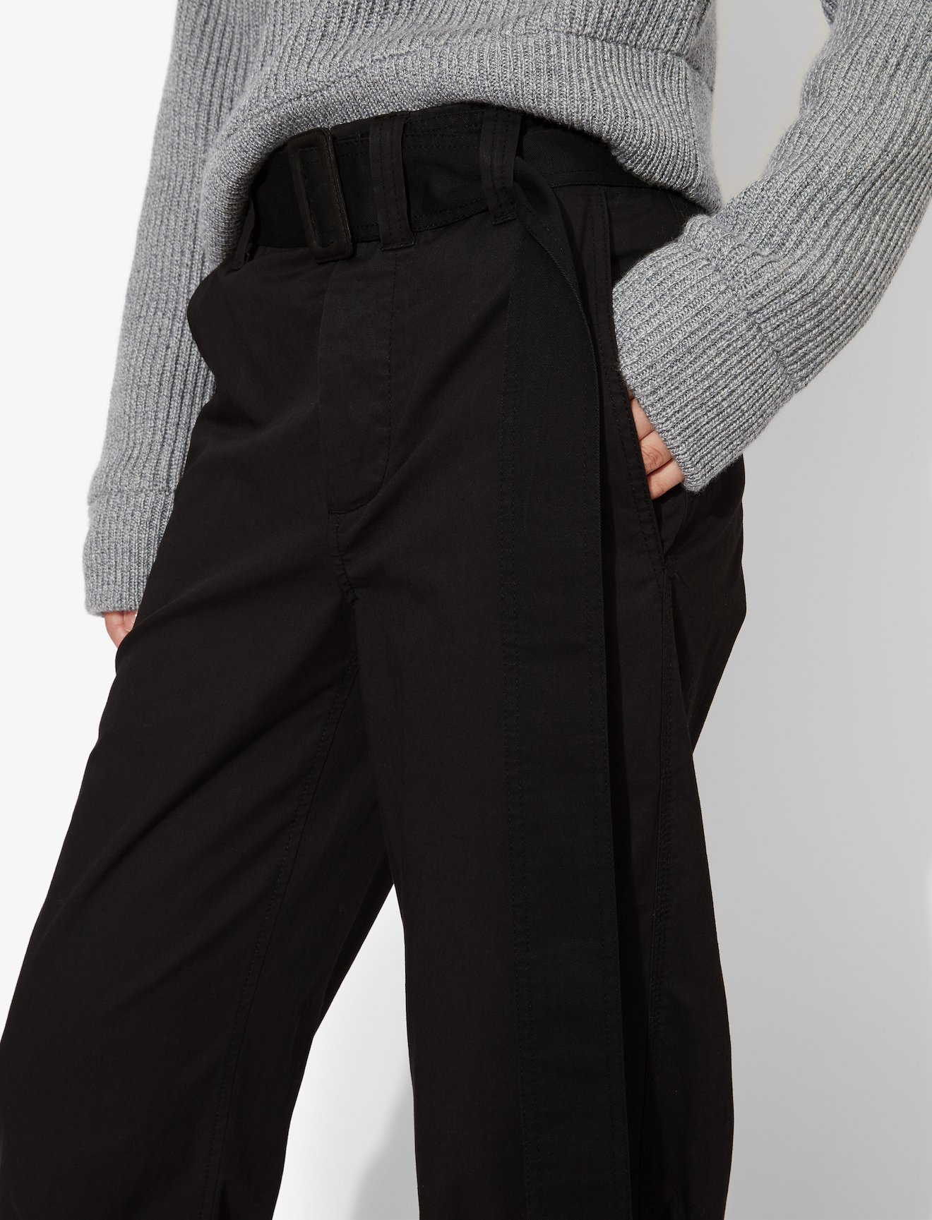 Cotton Belted Pants #5