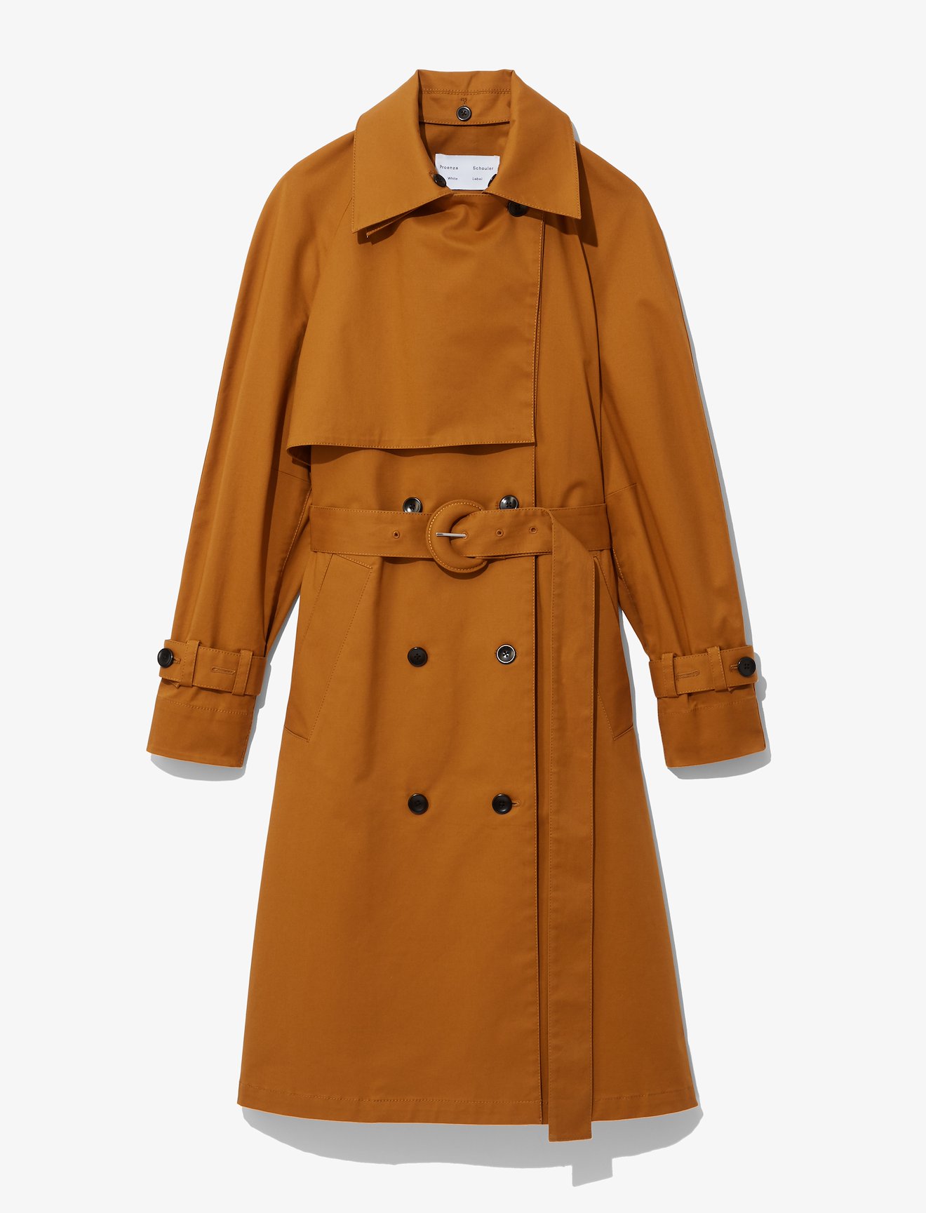 Cotton Belted Trench Coat #5