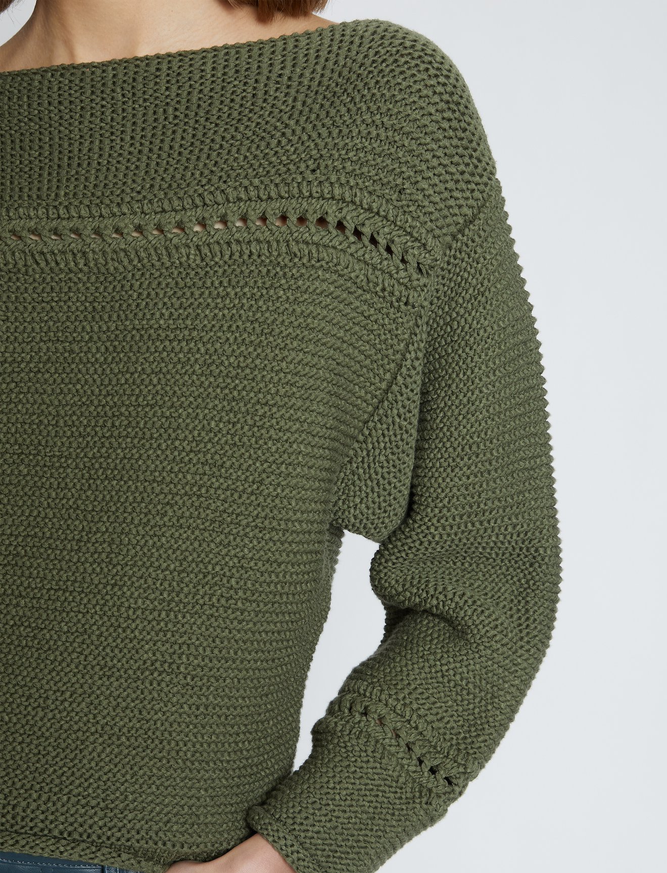 Cotton Boatneck Sweater #4