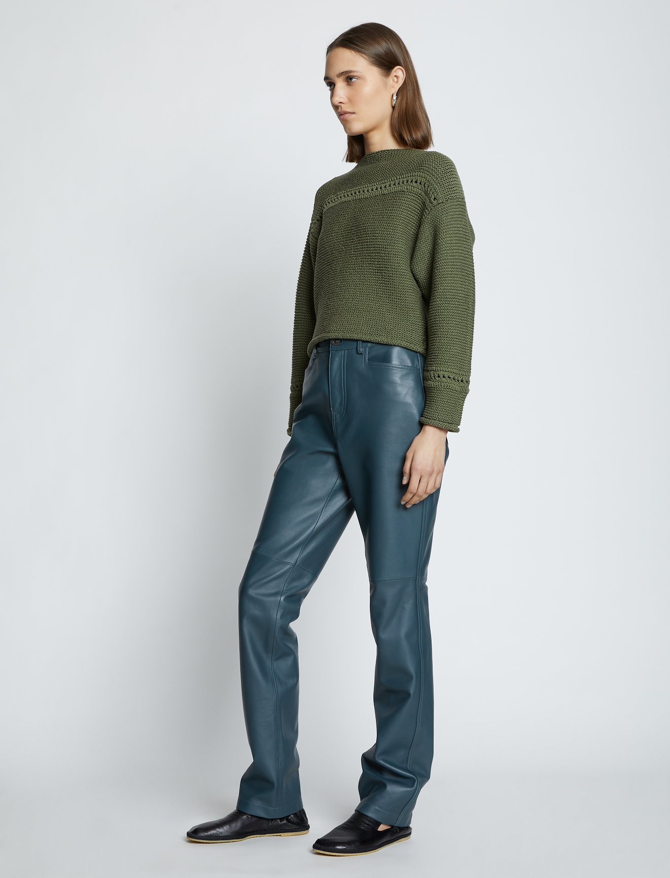 Cotton Boatneck Sweater #2