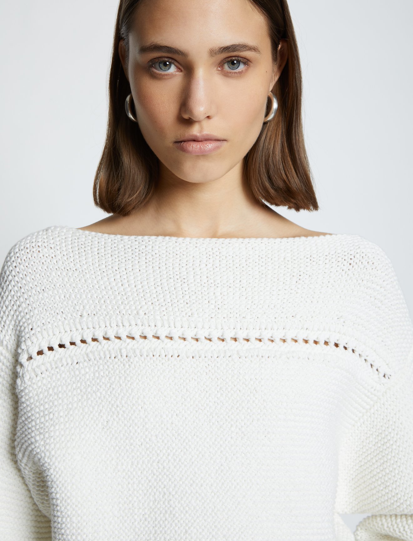 Cotton Boatneck Sweater #4