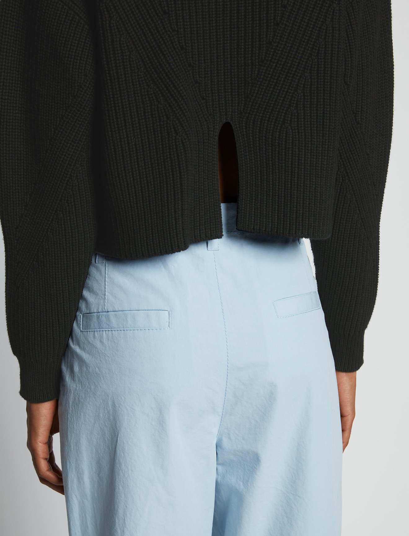Cotton Cashmere Mockneck Sweater #4