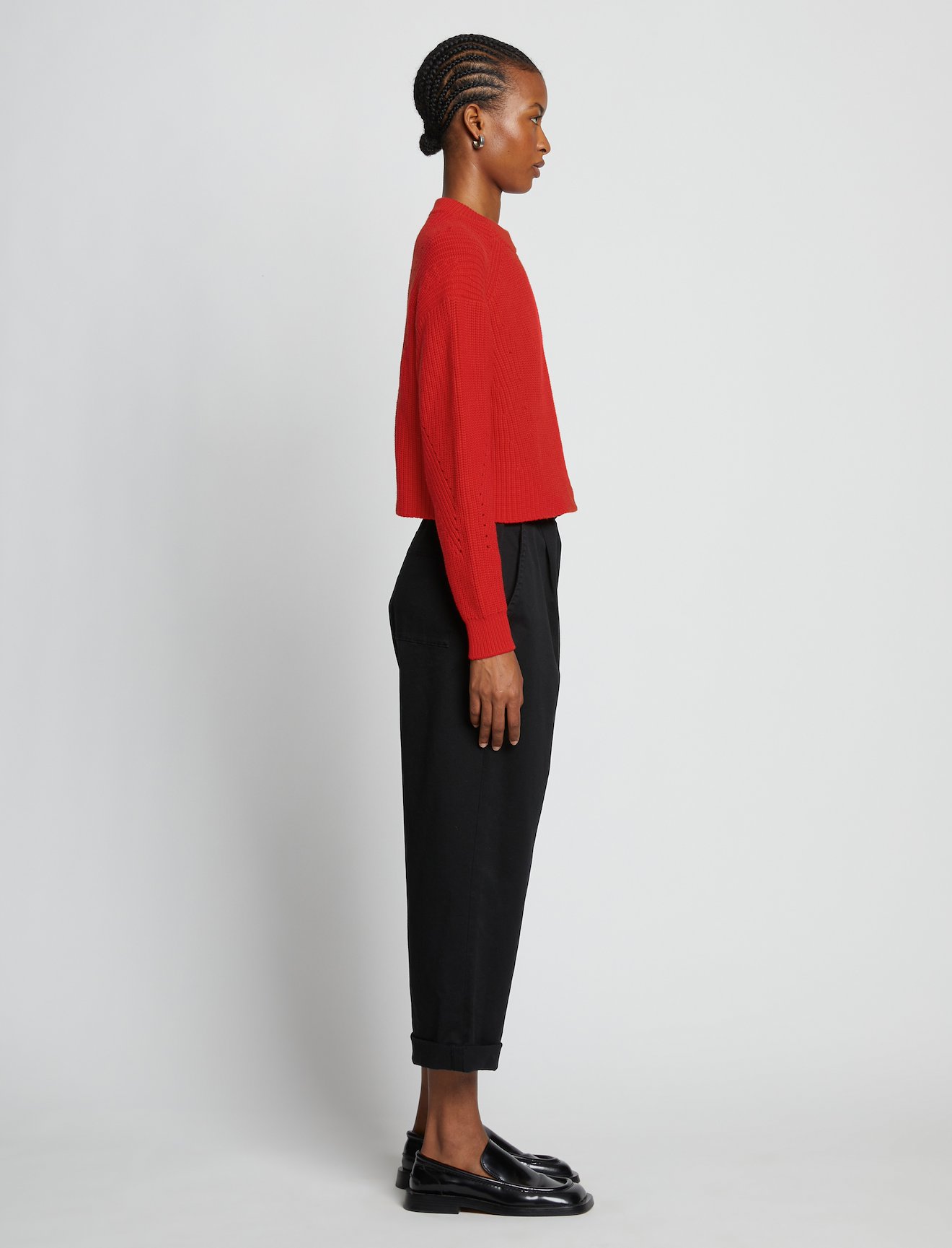 Cotton Cashmere Mockneck Sweater #2