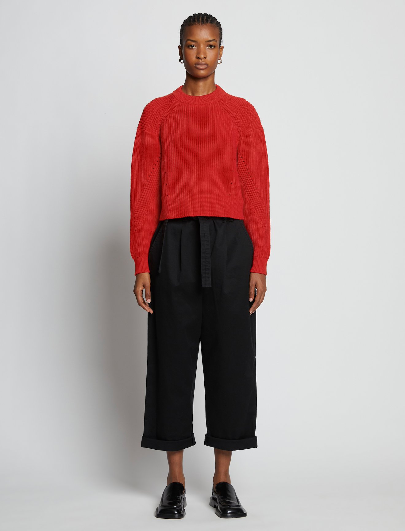 Cotton Cashmere Mockneck Sweater #1