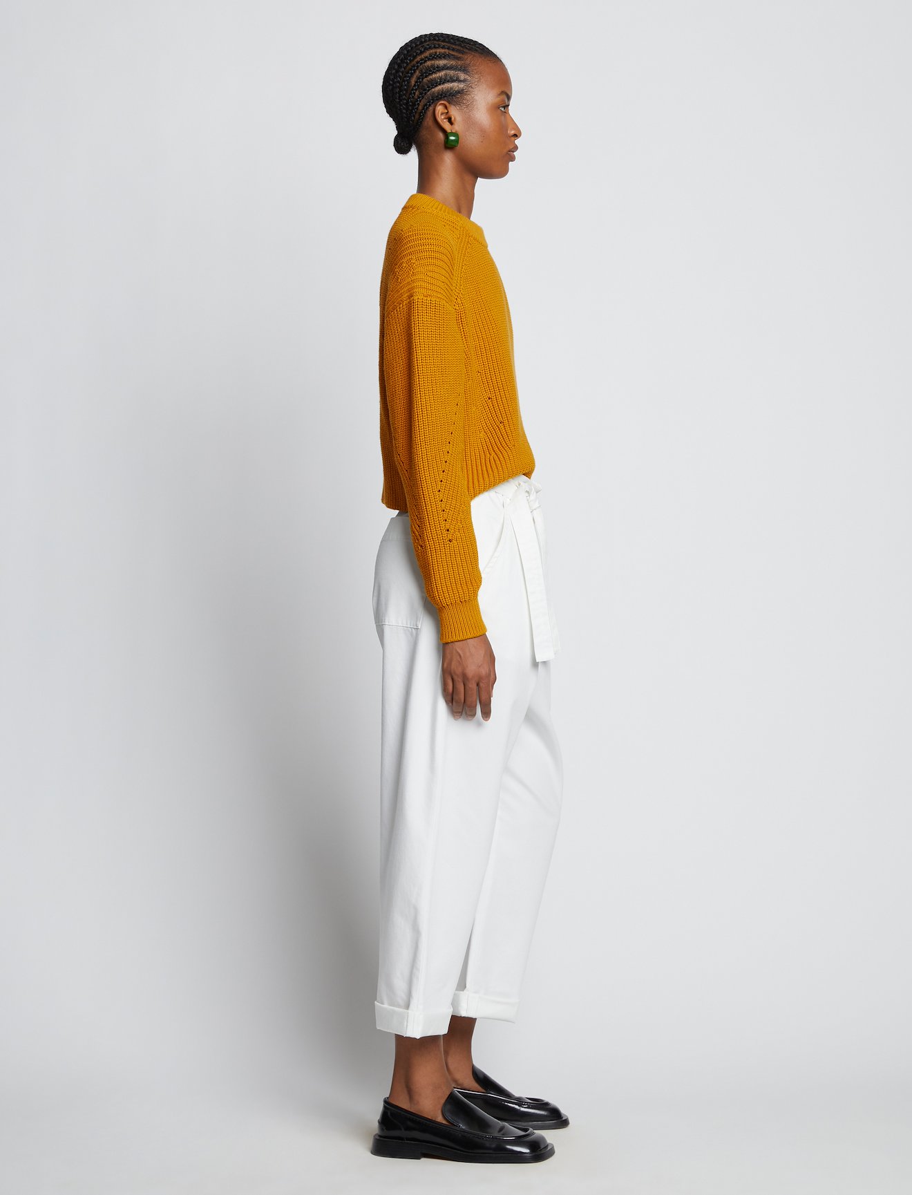 Cotton Cashmere Mockneck Sweater #2