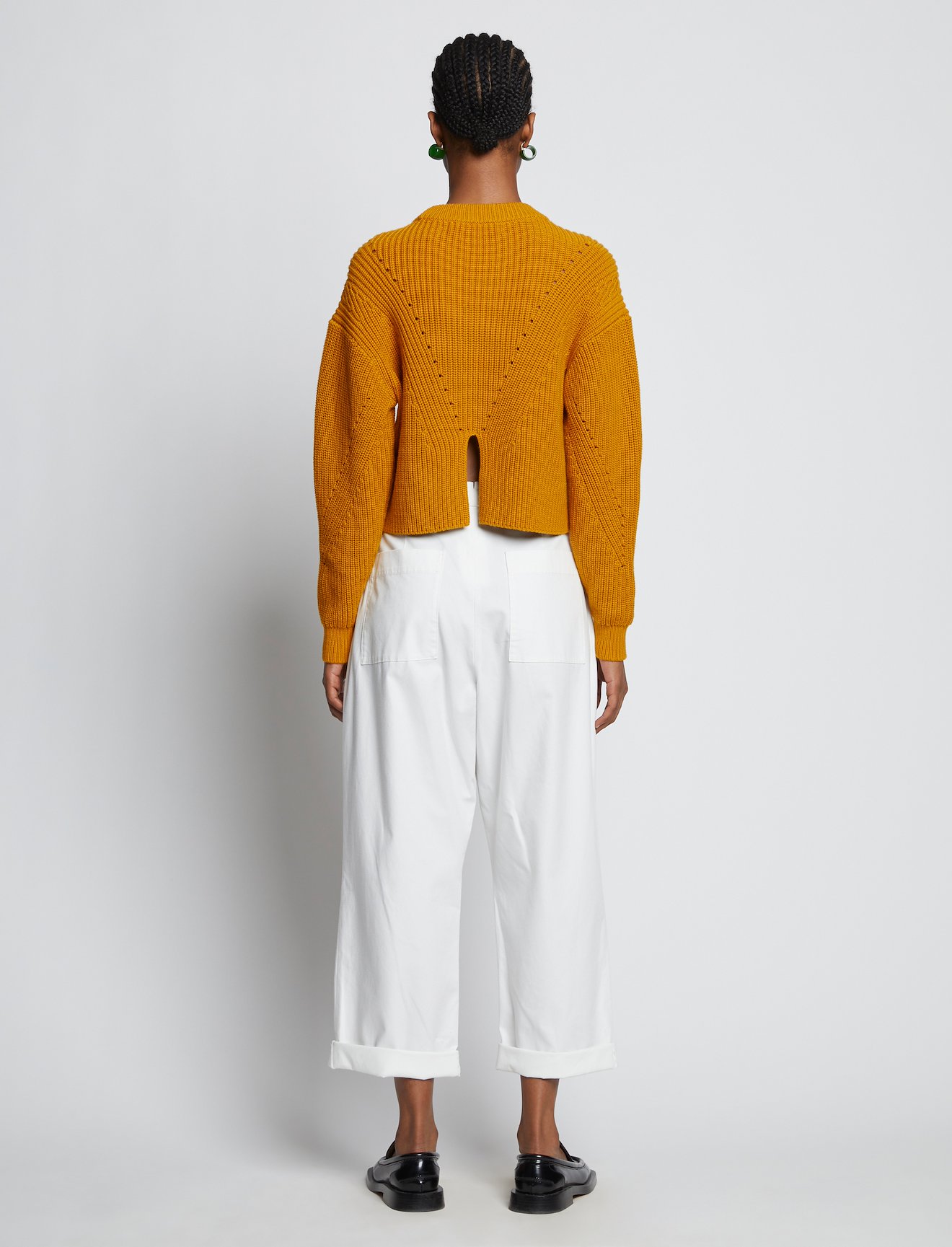 Cotton Cashmere Mockneck Sweater #3