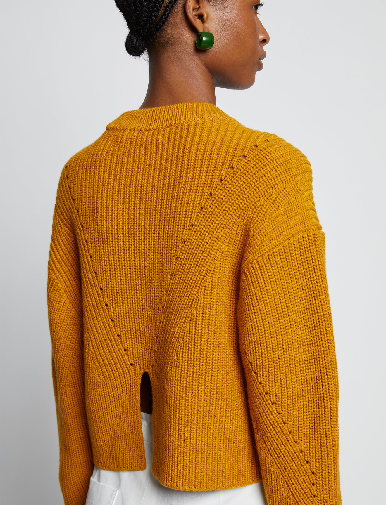 Cotton Cashmere Mockneck Sweater #4