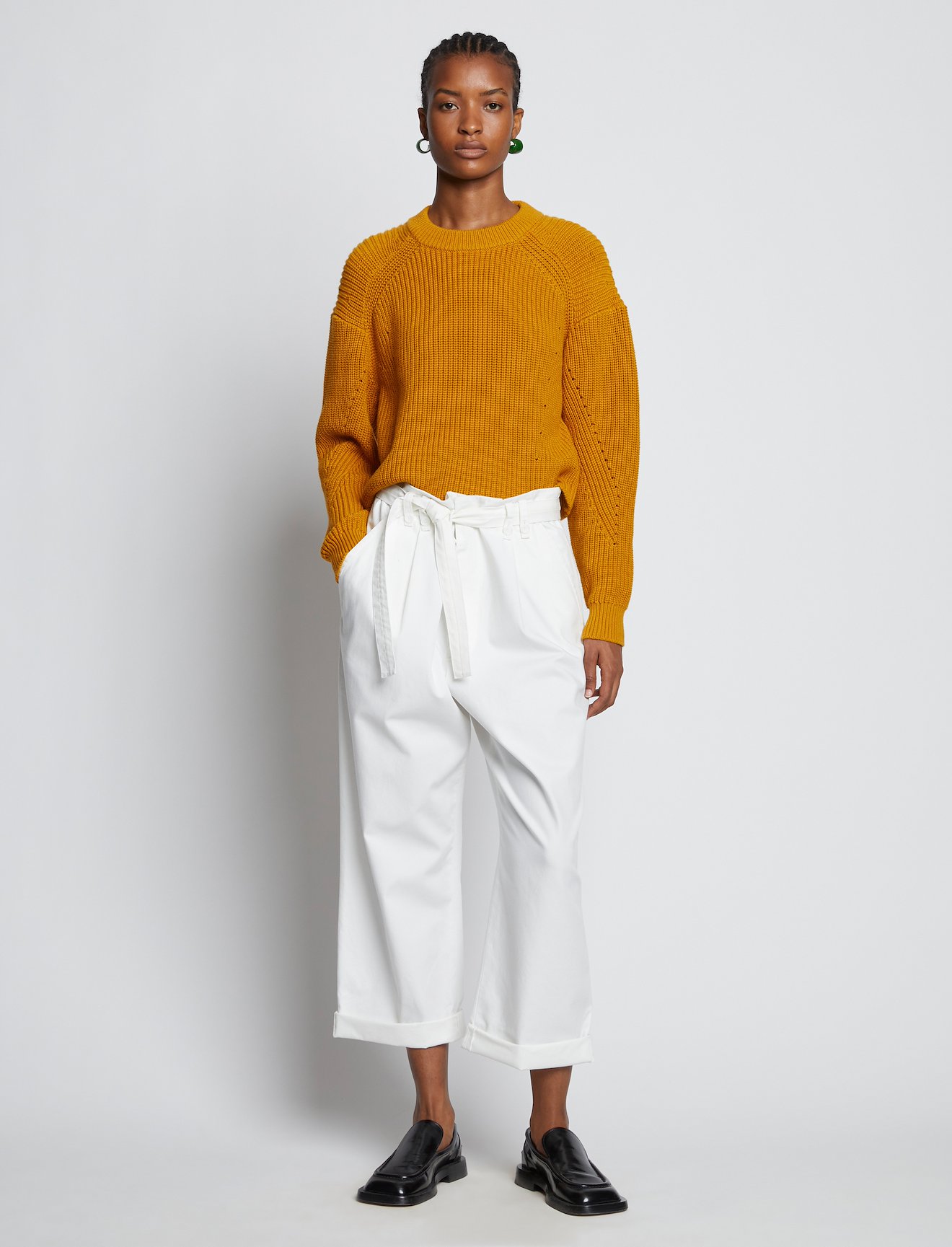 Cotton Cashmere Mockneck Sweater #1