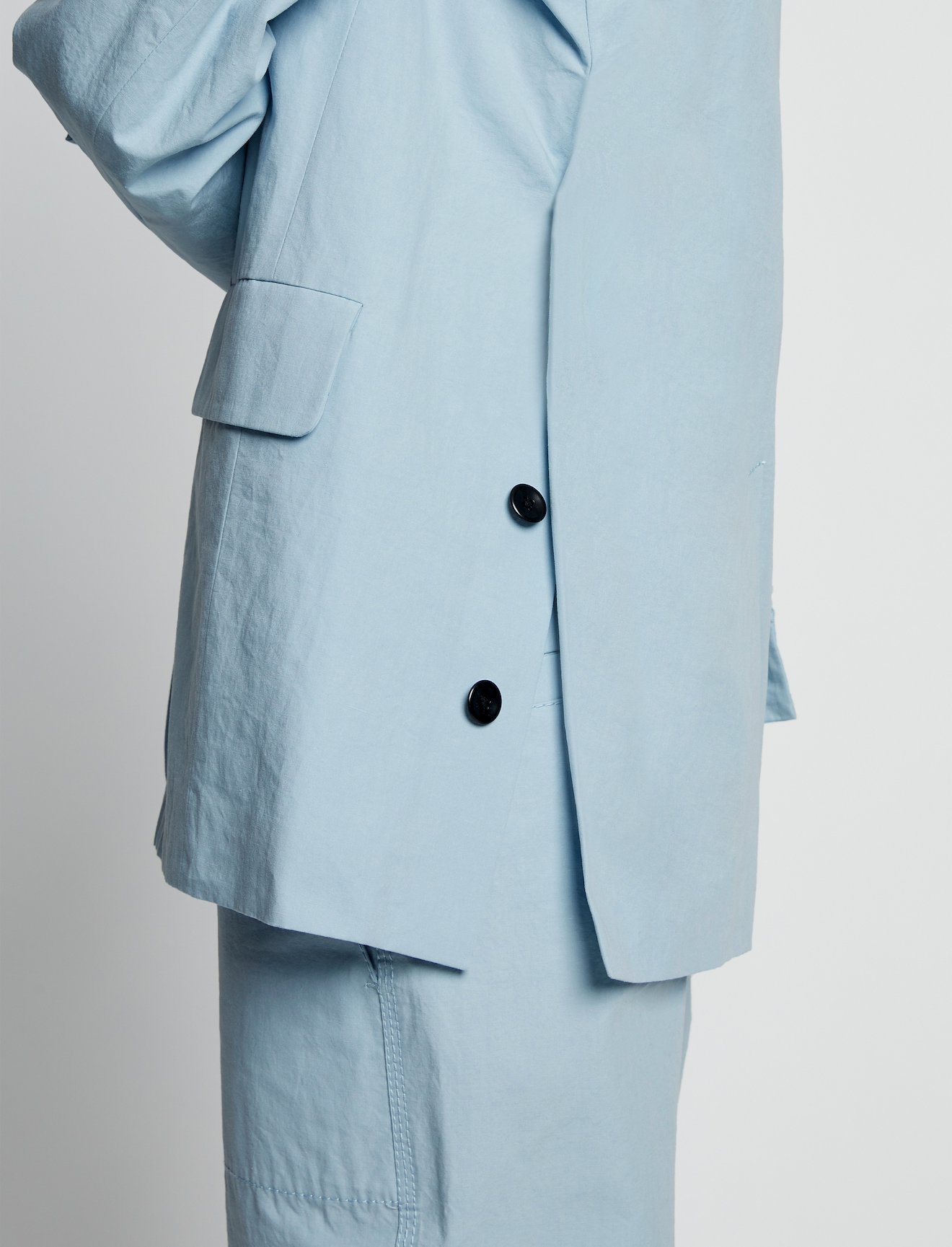 Cotton Linen Blazer #4