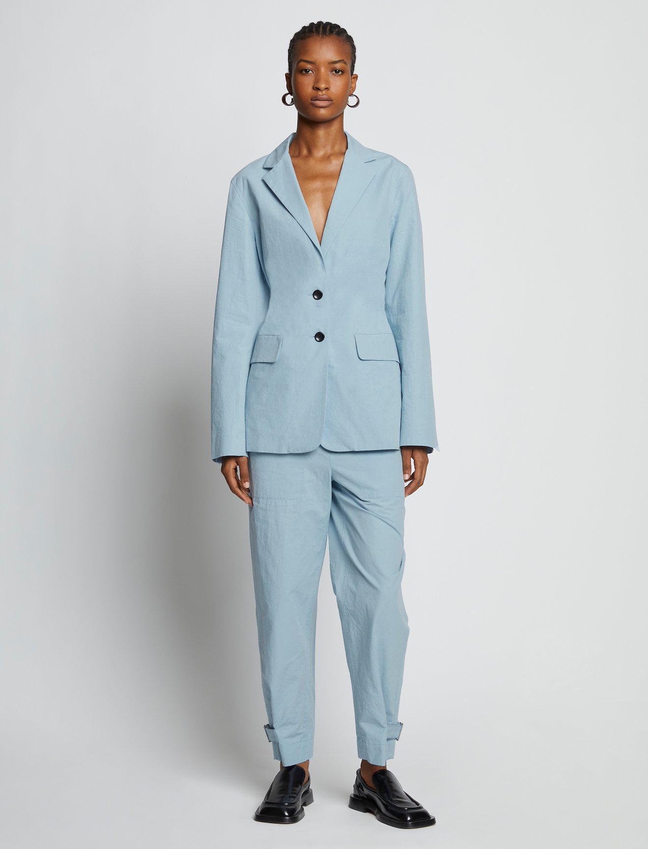 Cotton Linen Blazer #7