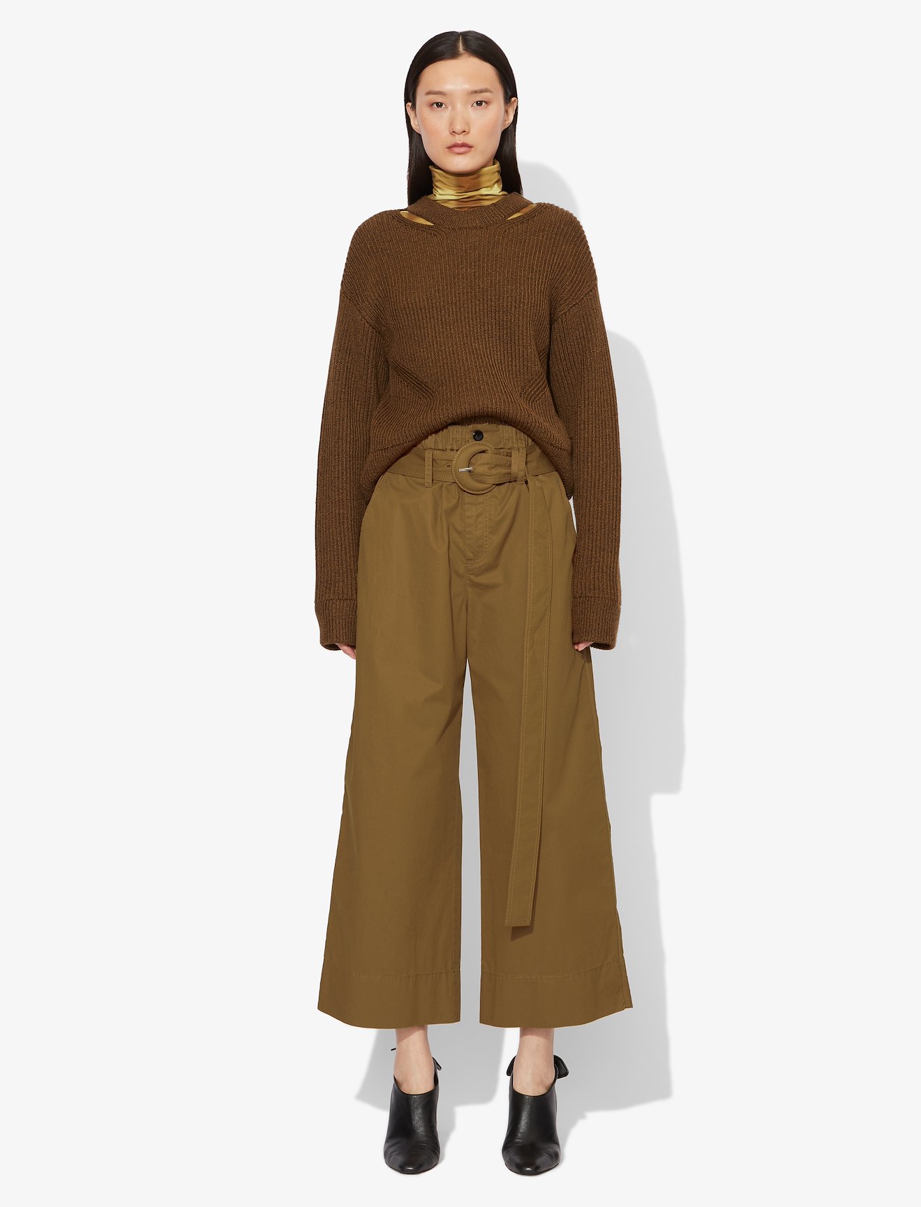 Cotton Paper Bag Pants #1