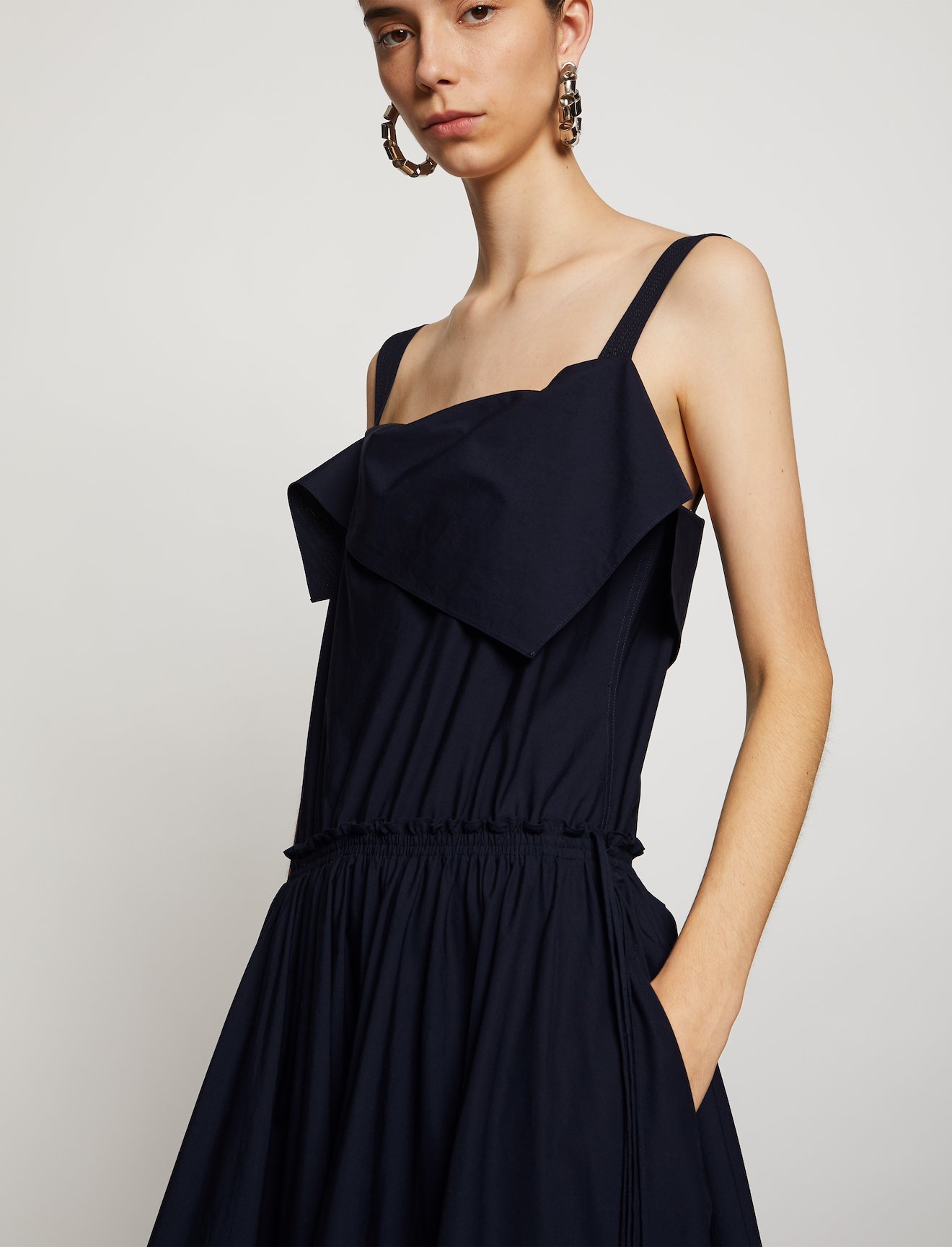 Cotton Shirting Apron Dress #3