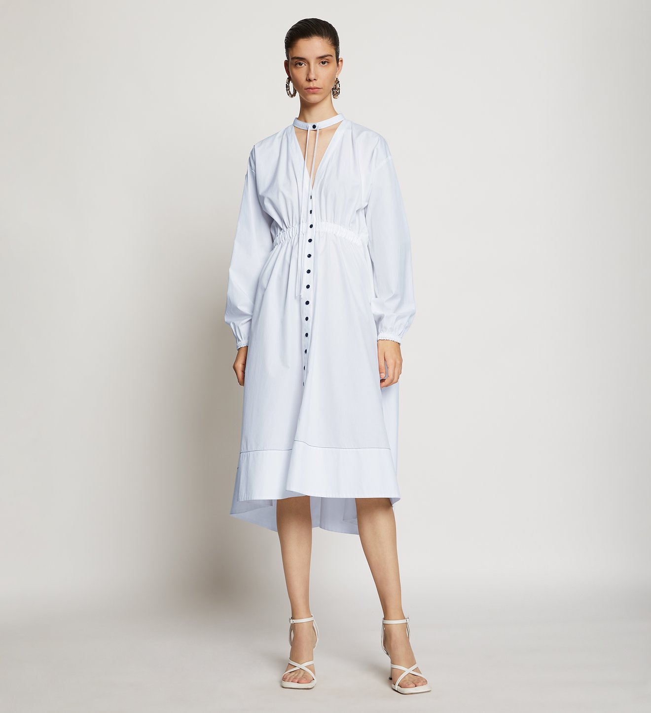 Cotton Shirting Shirt Dress
