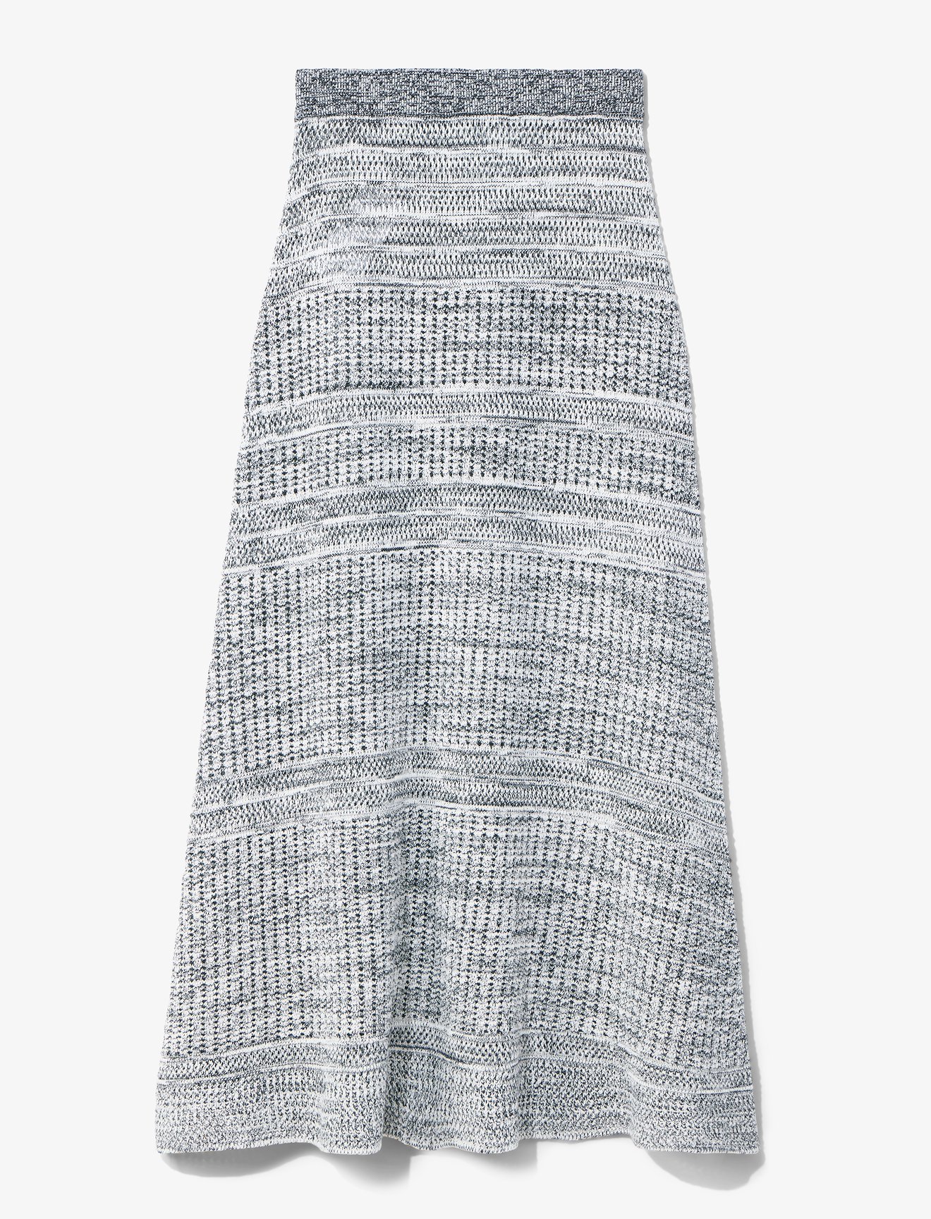 Cotton Silk Pique Knit Skirt #4