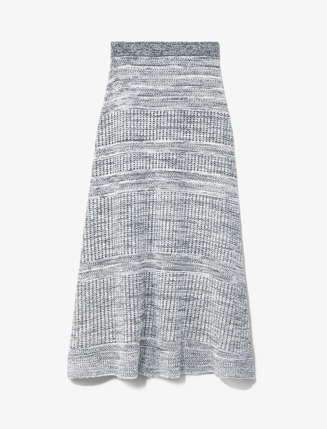 Cotton Silk Pique Knit Skirt #4