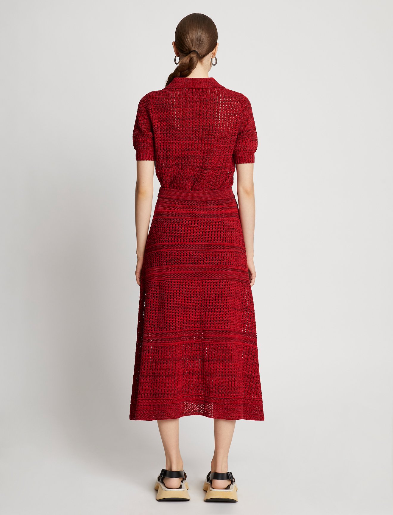 Cotton Silk Pique Skirt #2