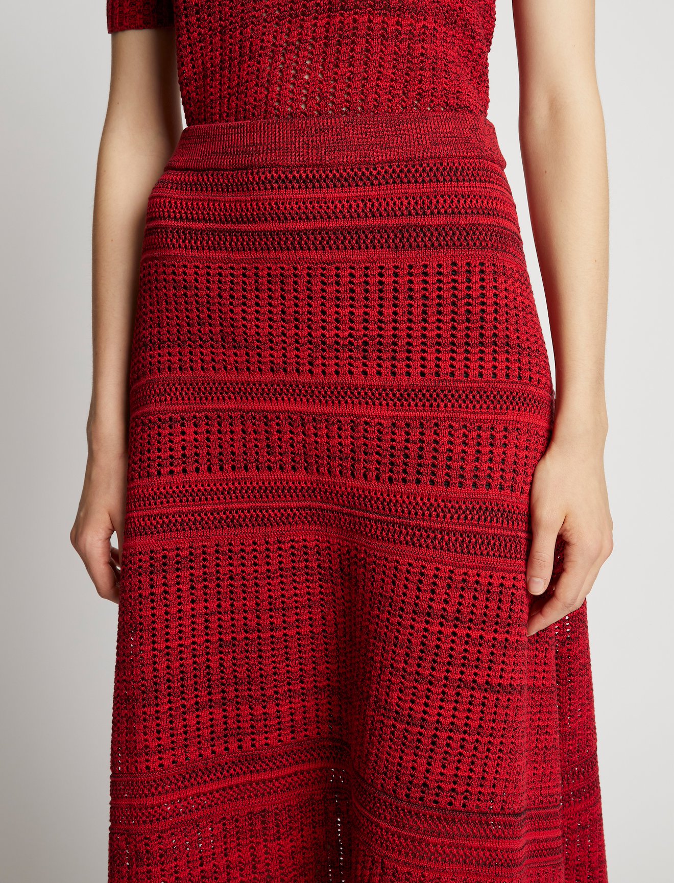 Cotton Silk Pique Skirt #3