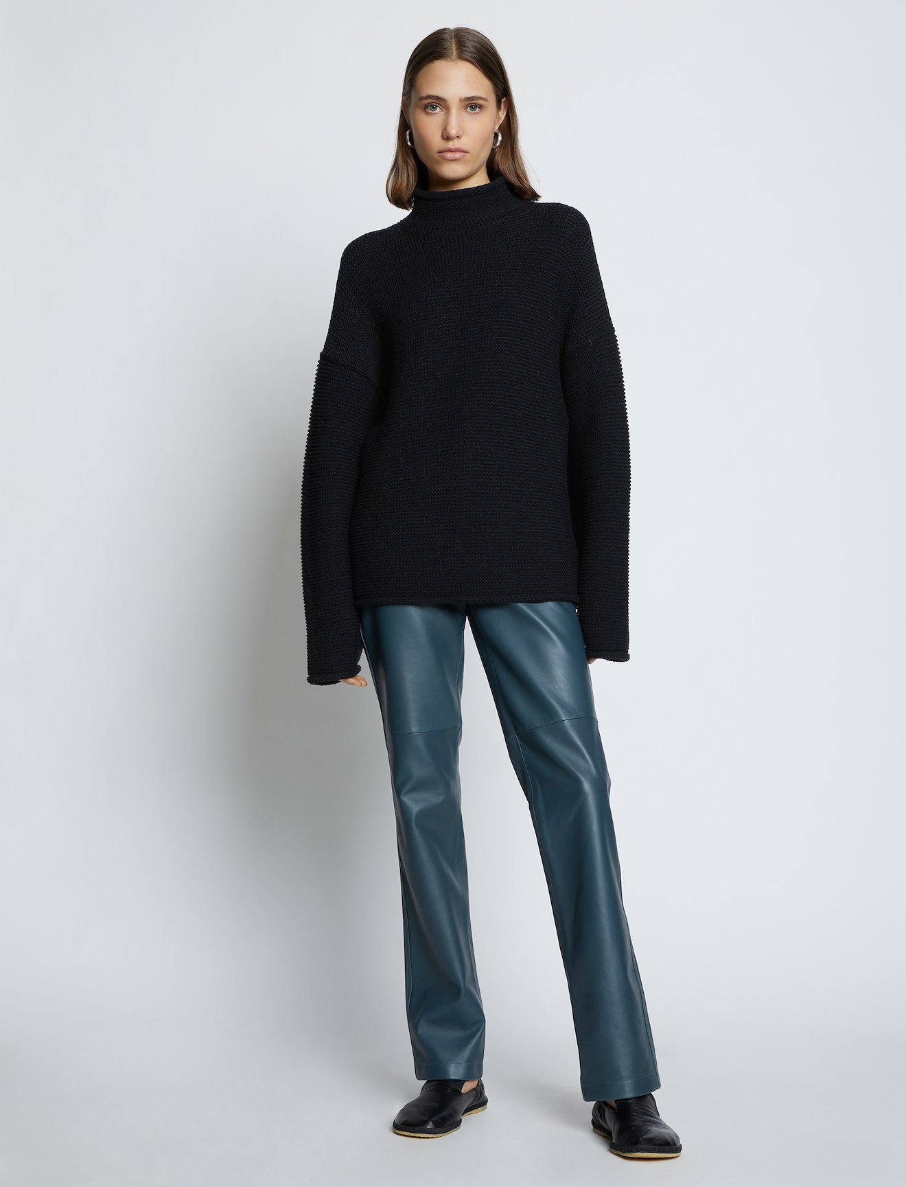 Cotton Turtleneck Sweater #1