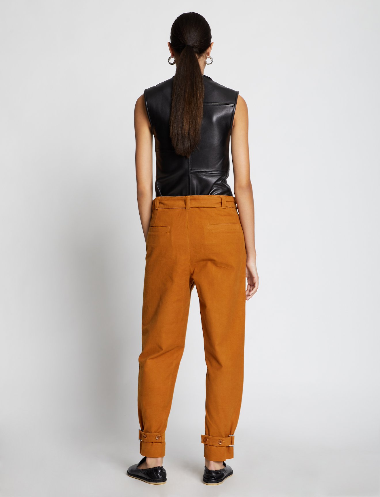 Cotton Twill Tapered Pants #2