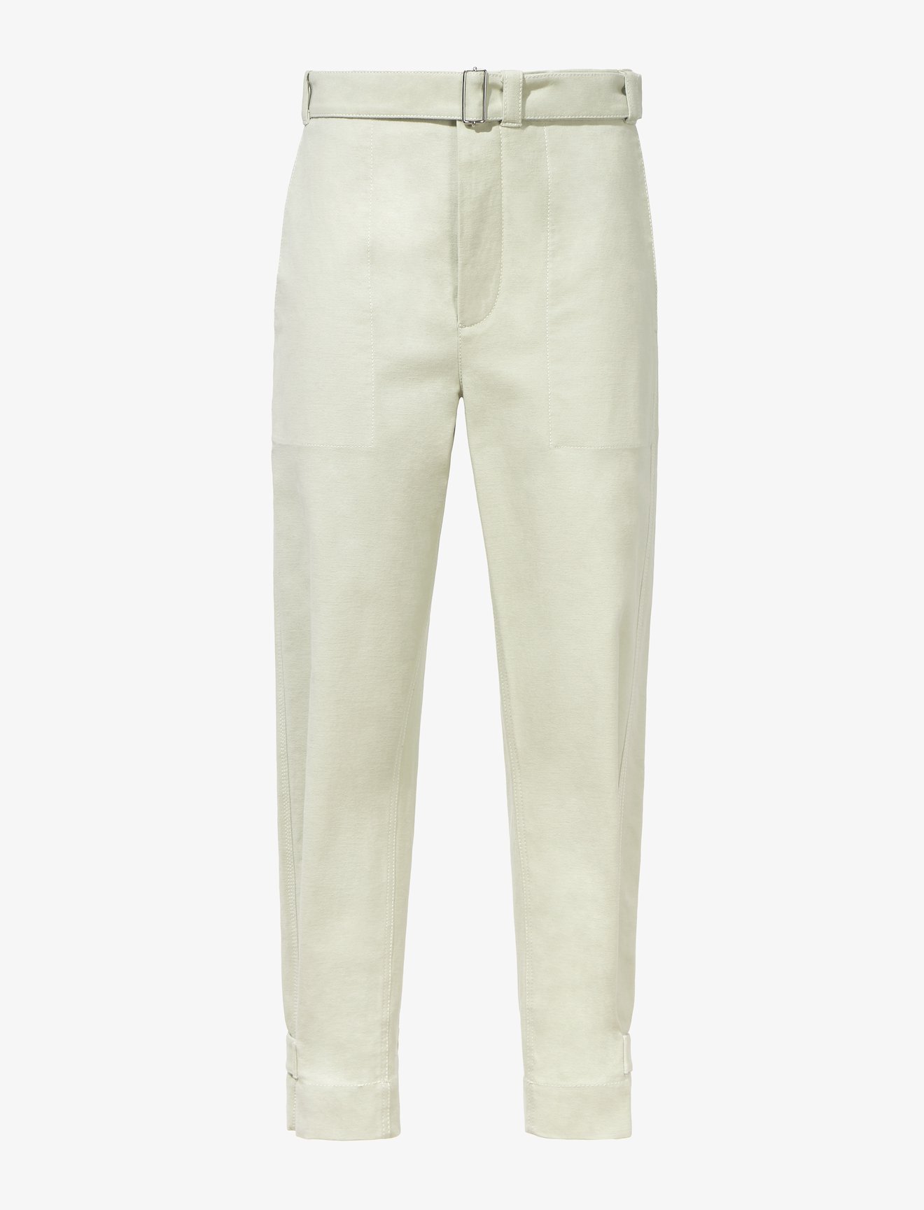 Cotton Twill Tapered Pants #4