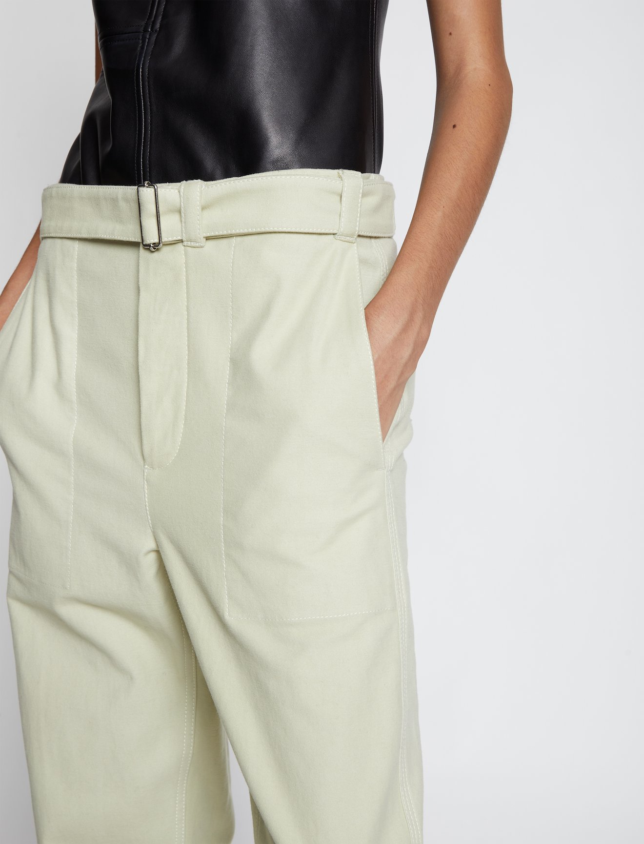 Cotton Twill Tapered Pants #3