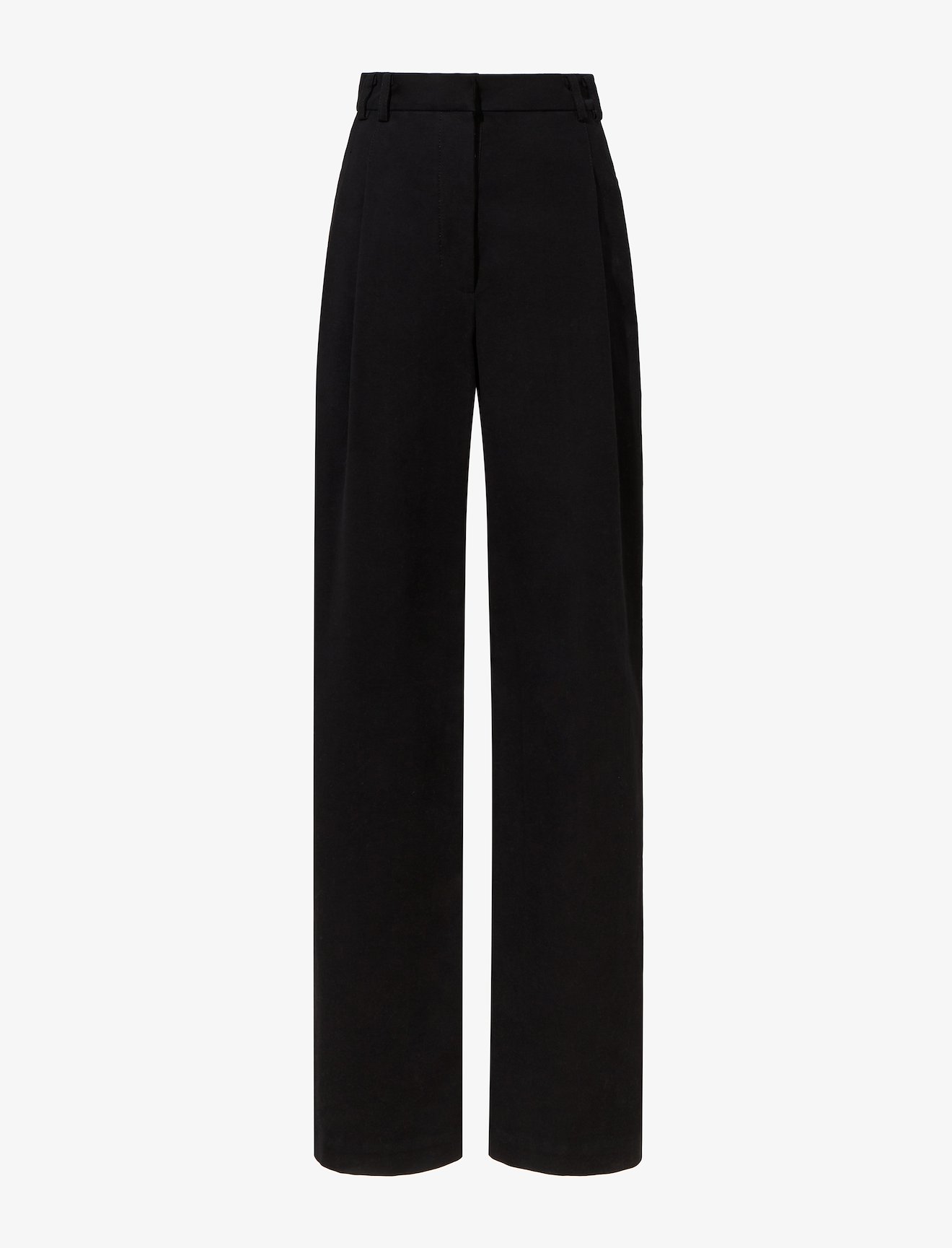 Cotton Twill Wide Leg Pants #4