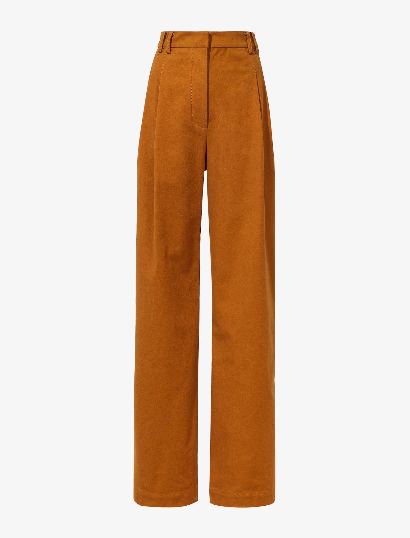 Cotton Twill Wide Leg Pants #4