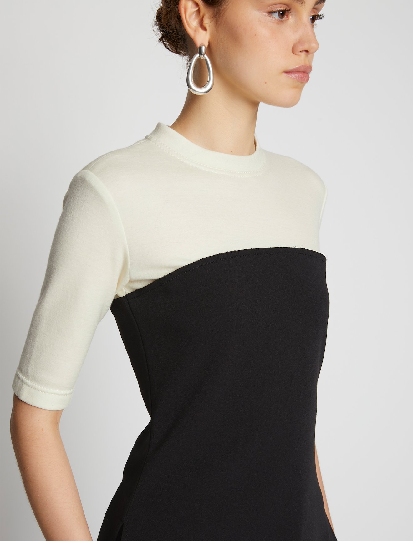 Crepe Bi-Color Top #4