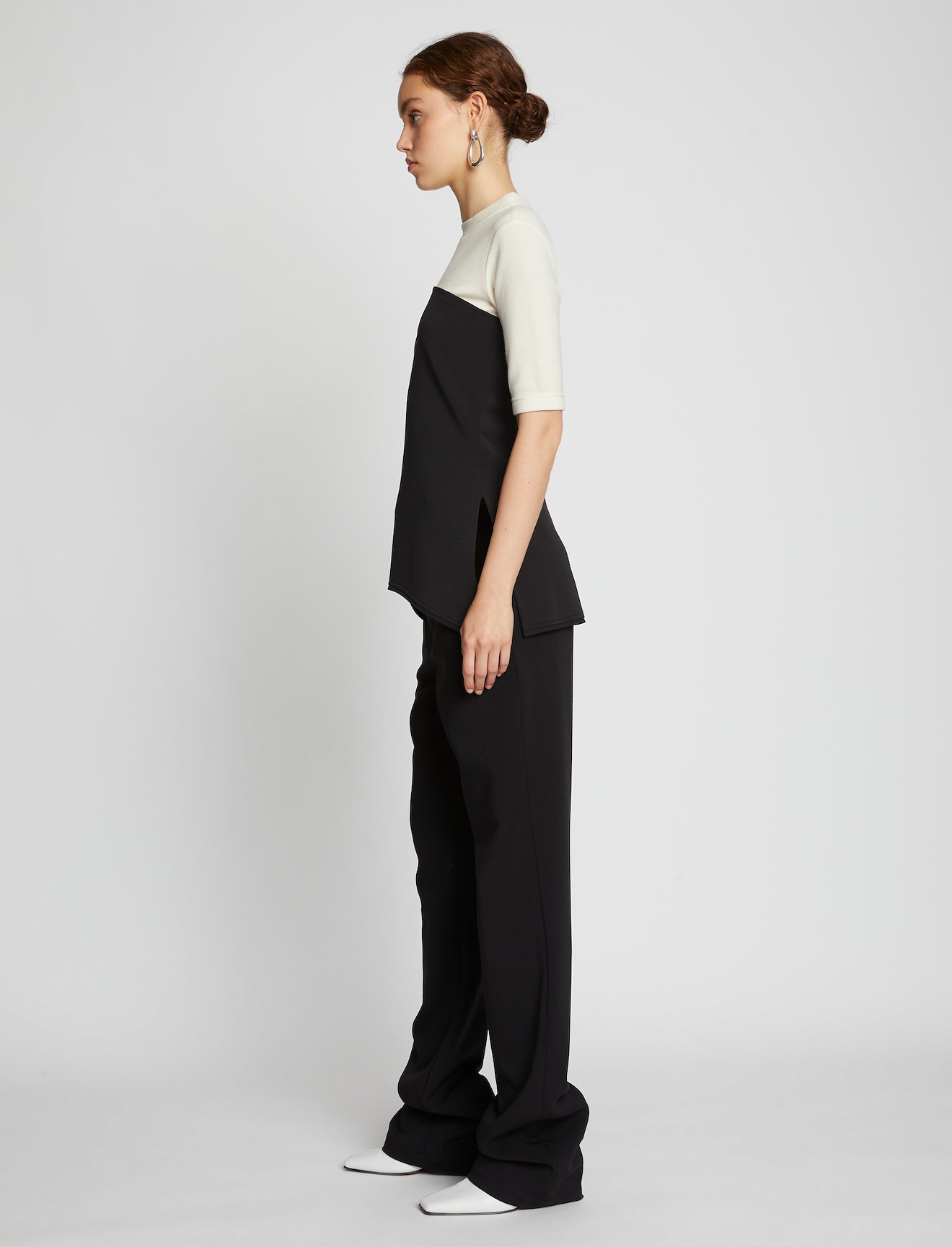 Crepe Bi-Color Top #2