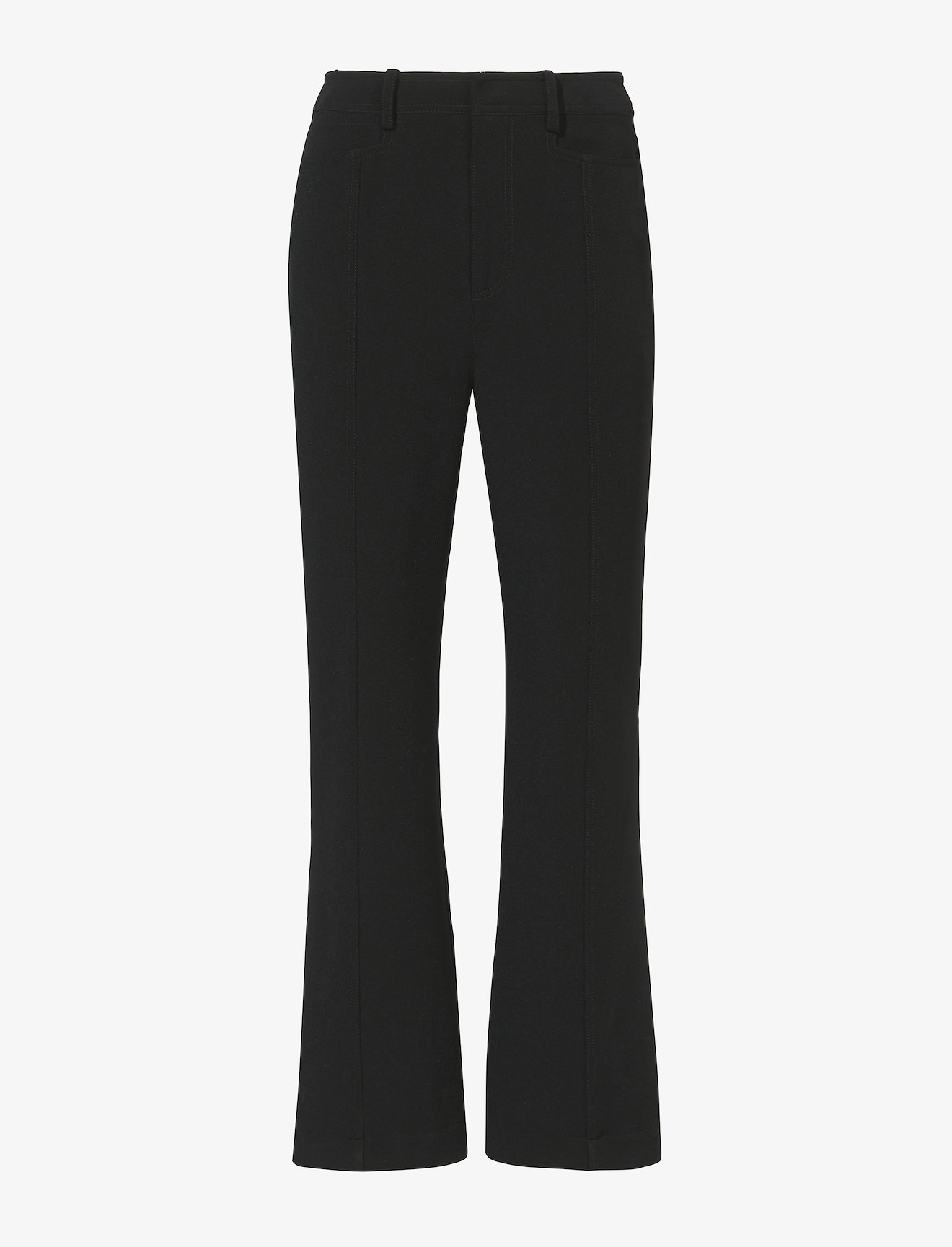 Crepe Crop Flare Pants #4