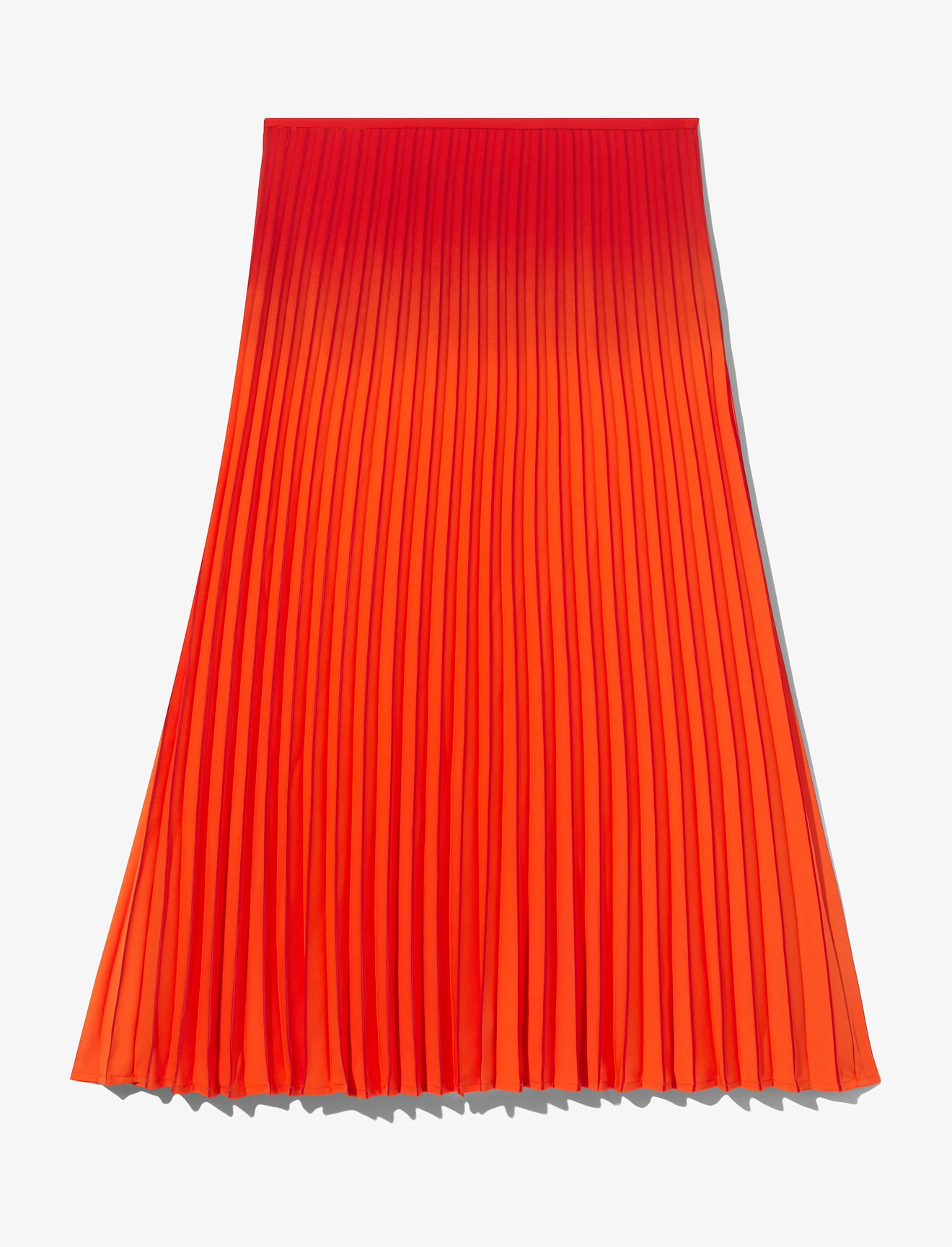 Crepe Pleated Midi Skirt #4