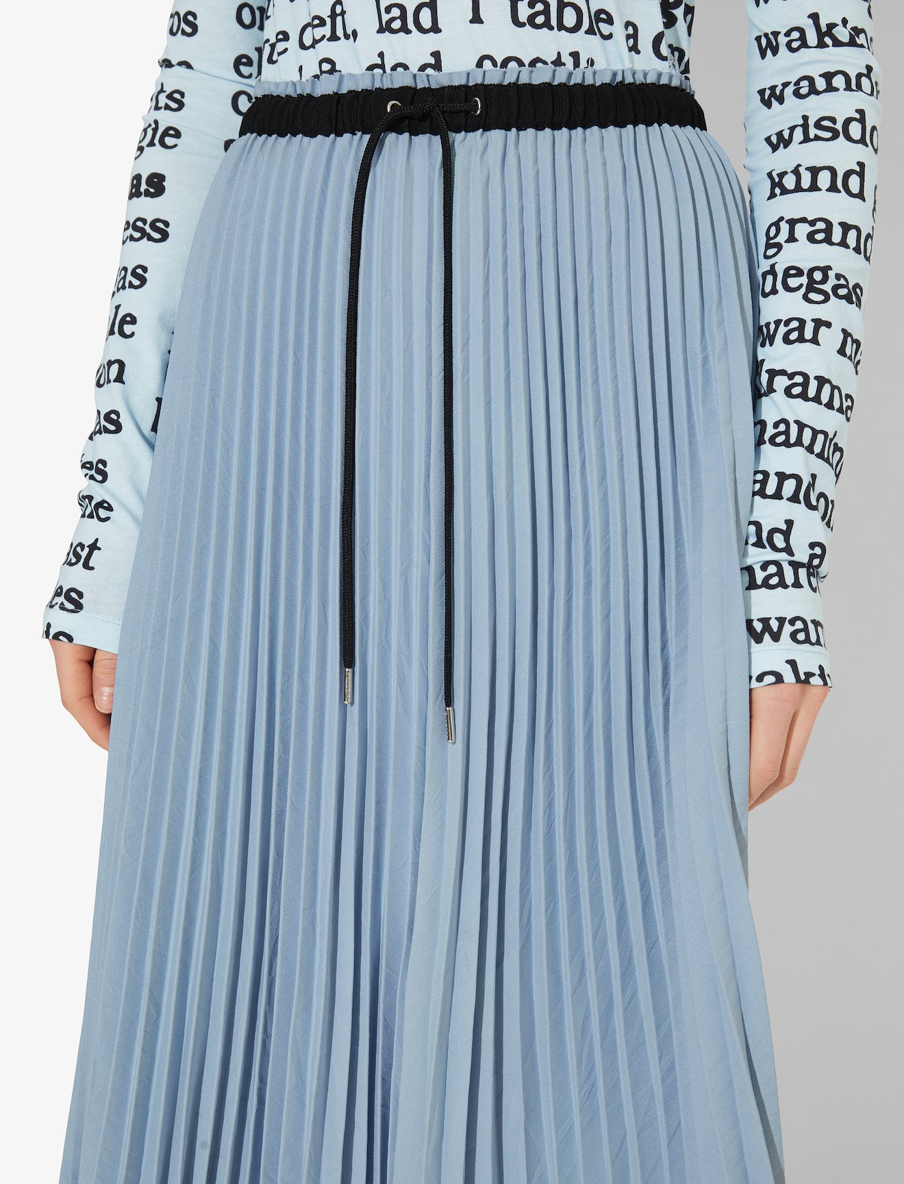 Crepe Pleated Skirt #3