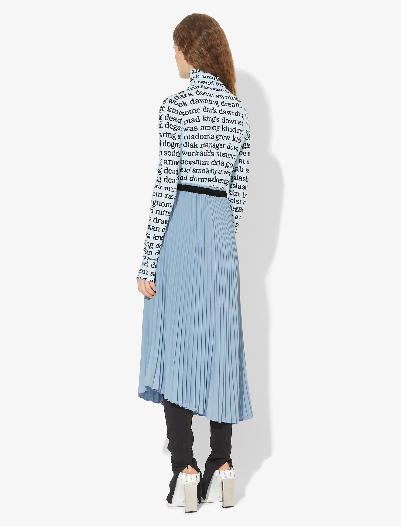 Crepe Pleated Skirt #2
