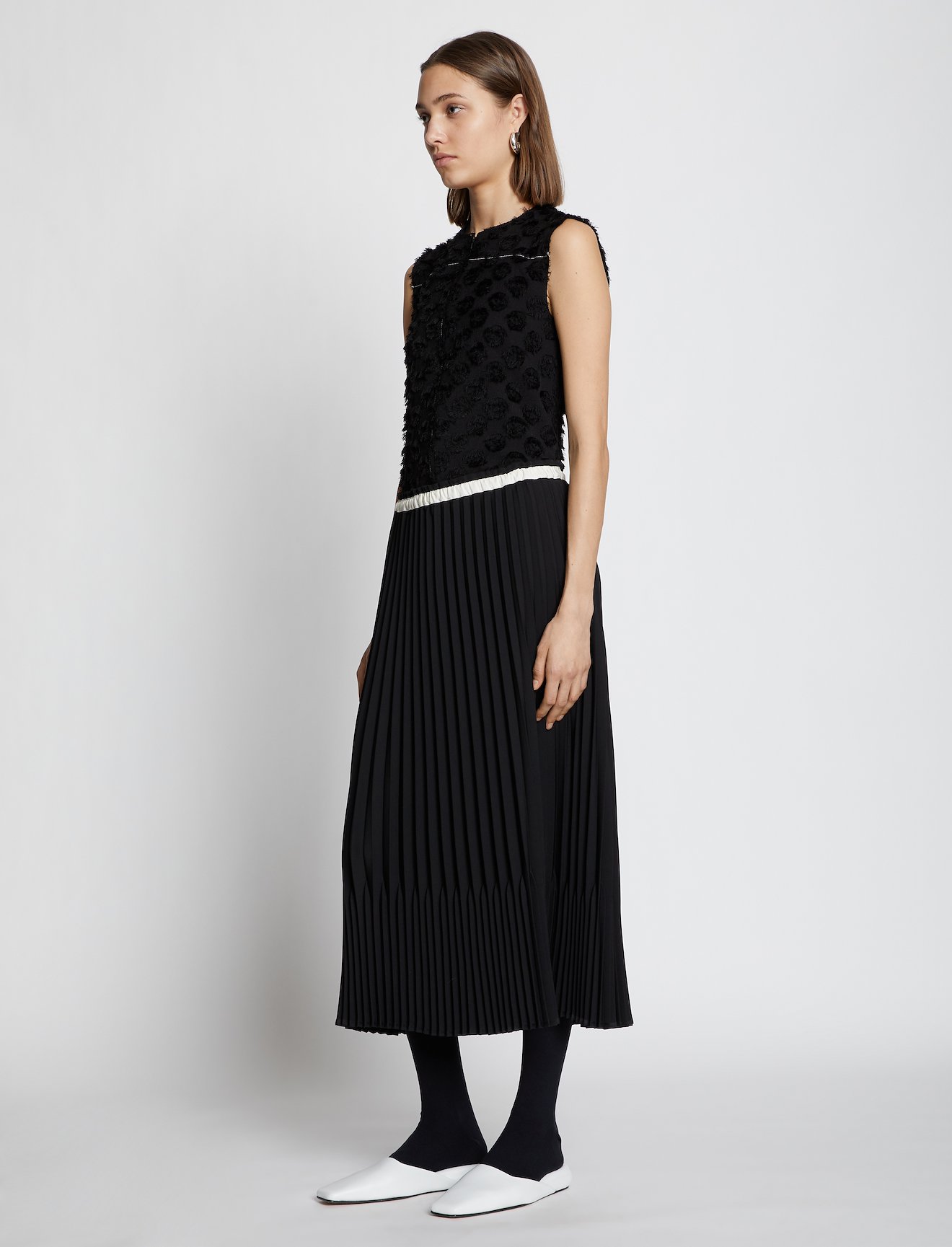 Crepe Pleated Skirt #1