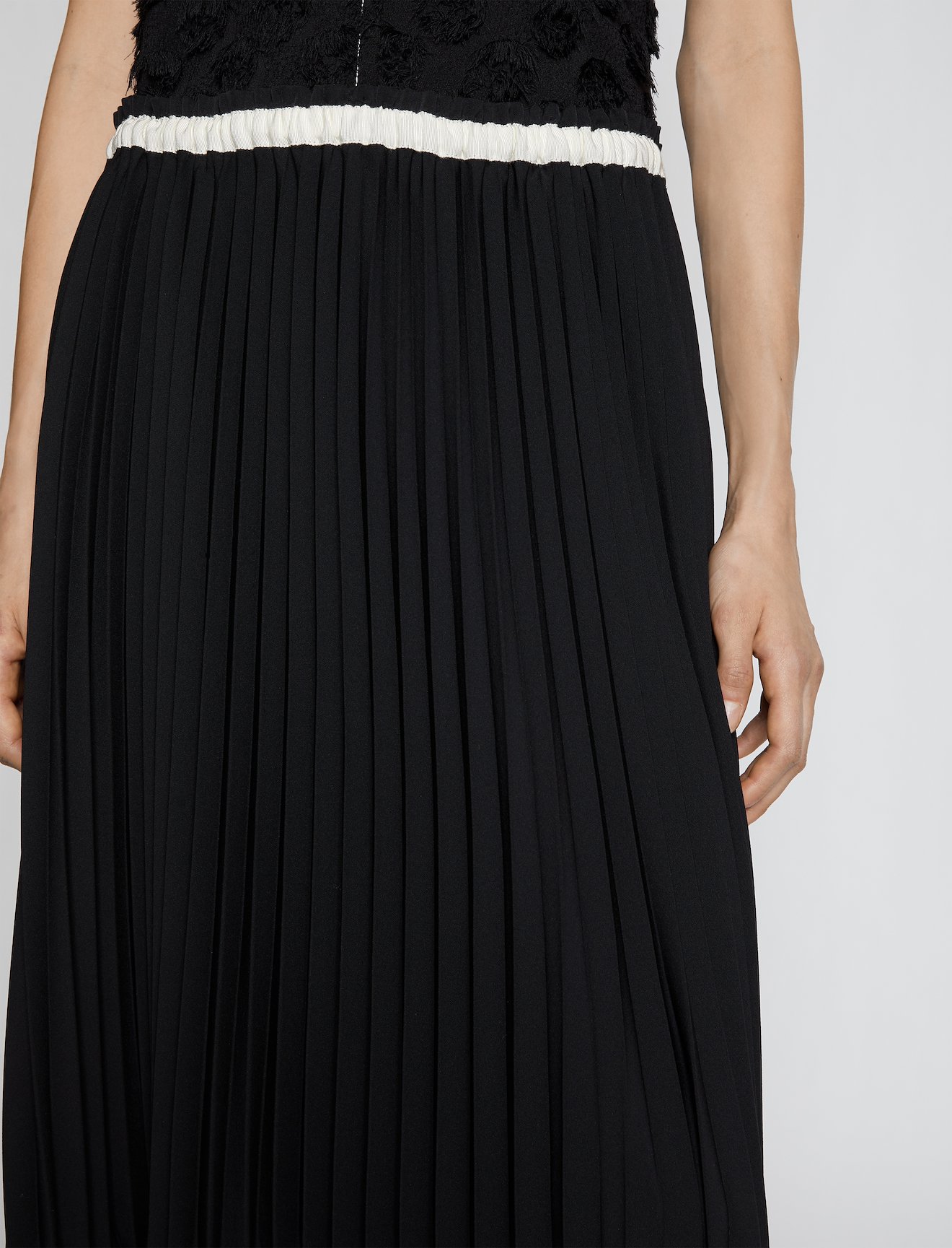 Crepe Pleated Skirt #3