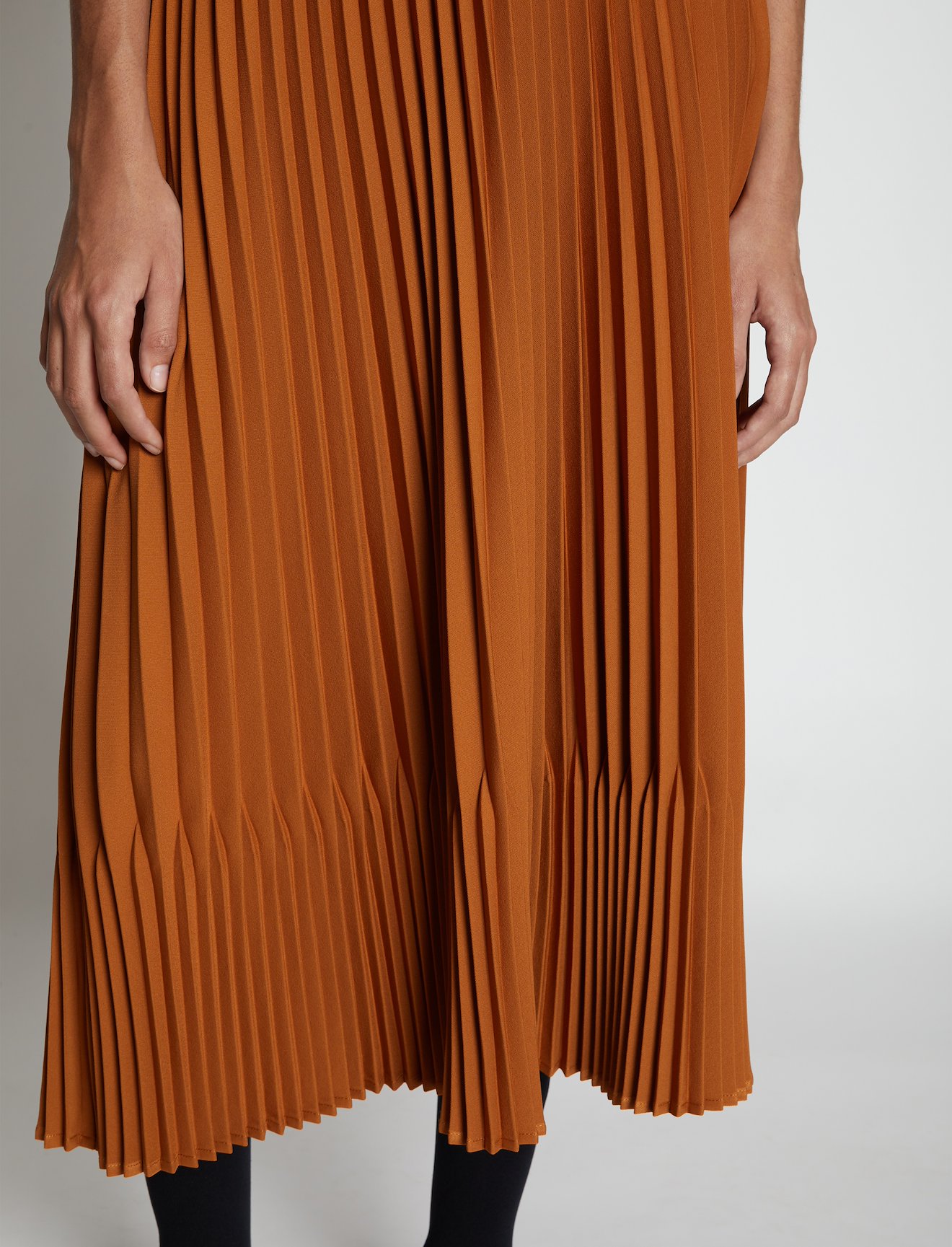 Crepe Pleated Skirt #3