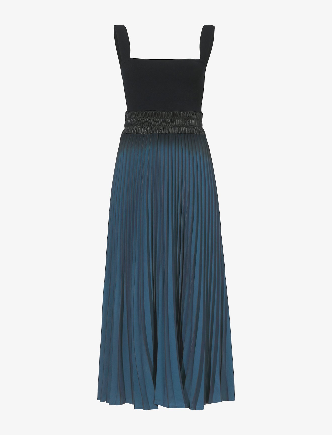Crepe Pleated Tank Dress #4