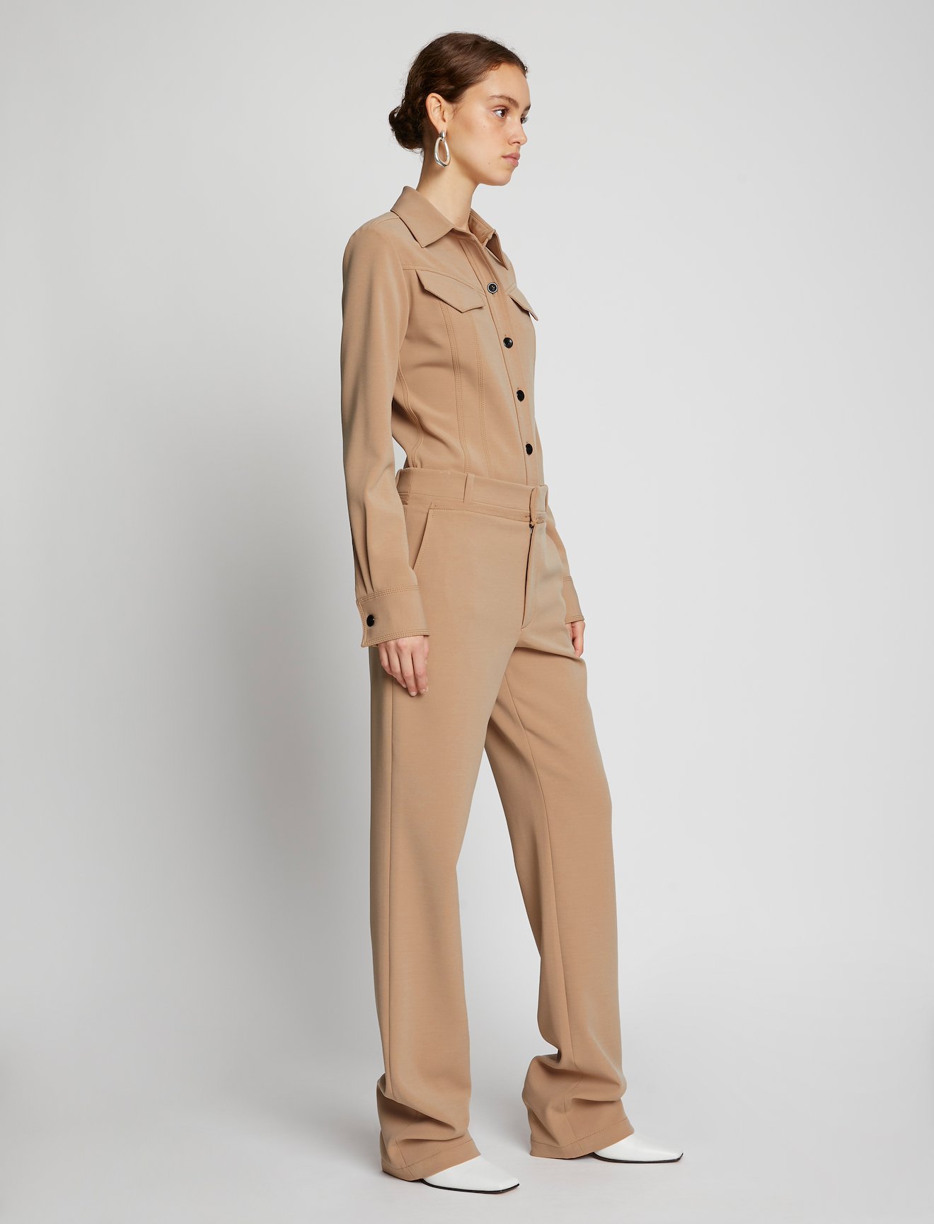 Crepe Seamed Shirt #2