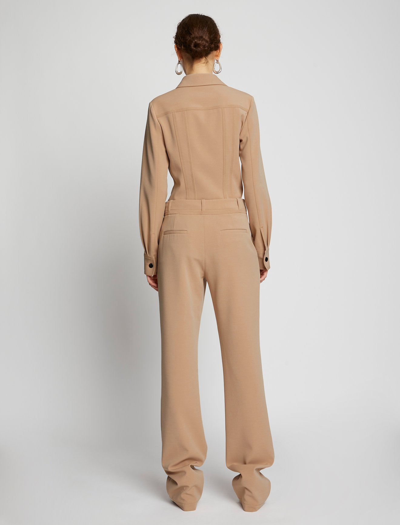 Crepe Seamed Shirt #3