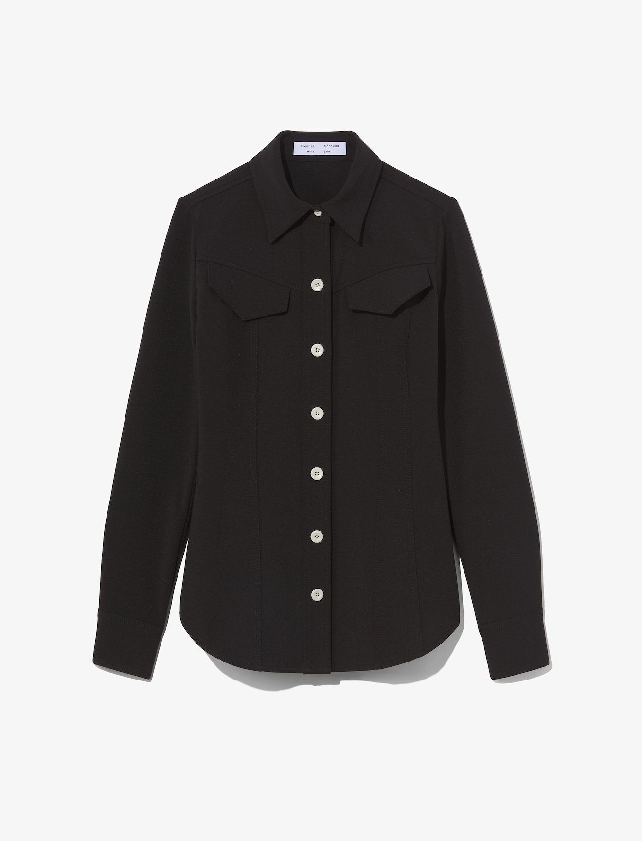 Crepe Seamed Shirt #5