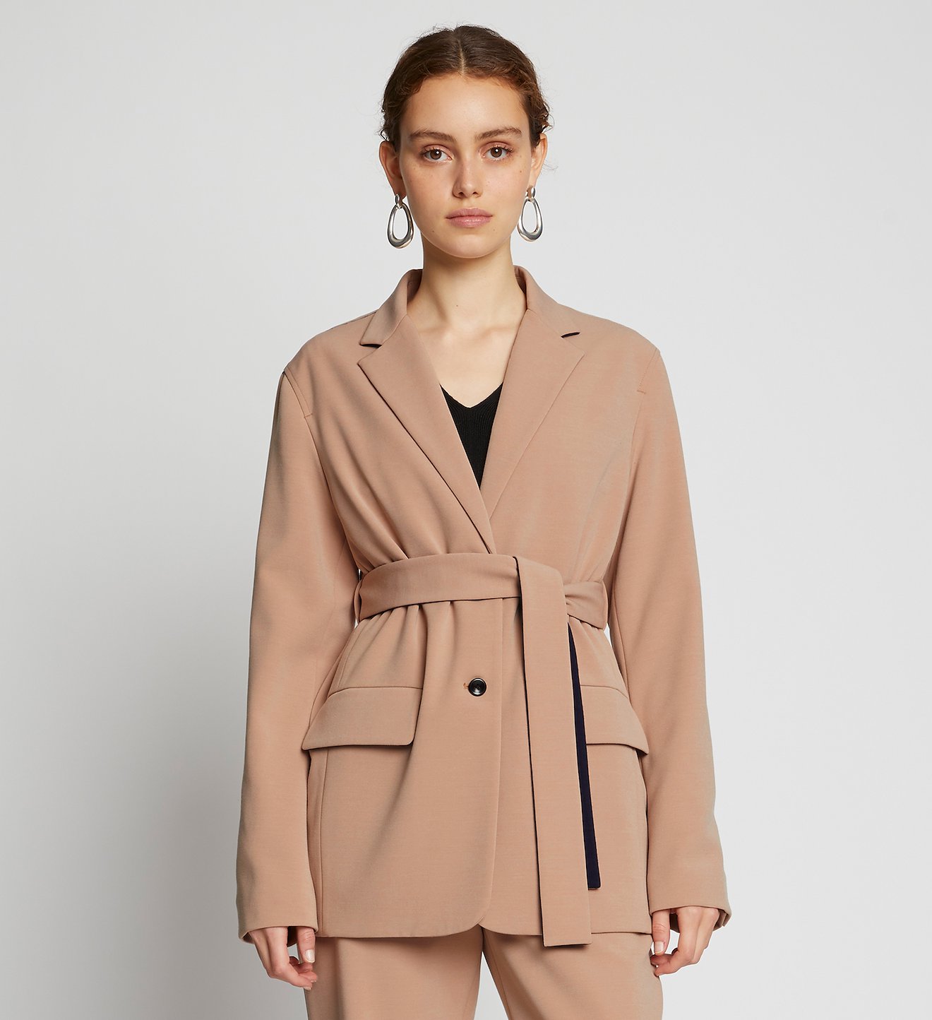 Crepe Suiting Blazer