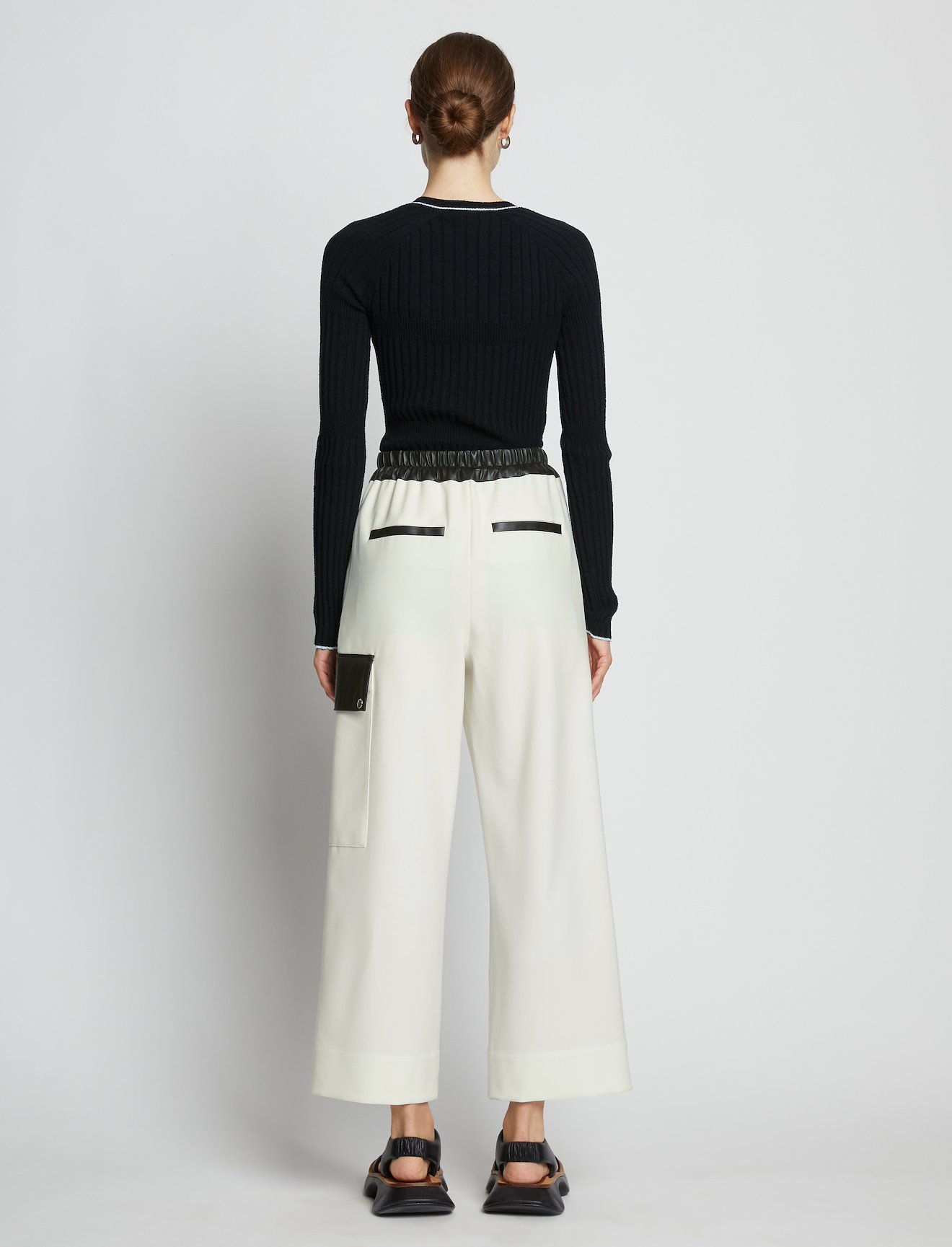 Crepe Wide Leg Pants #2