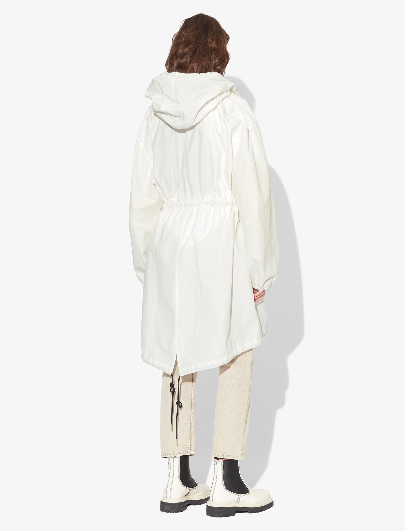Crinkled Cotton Coat #2